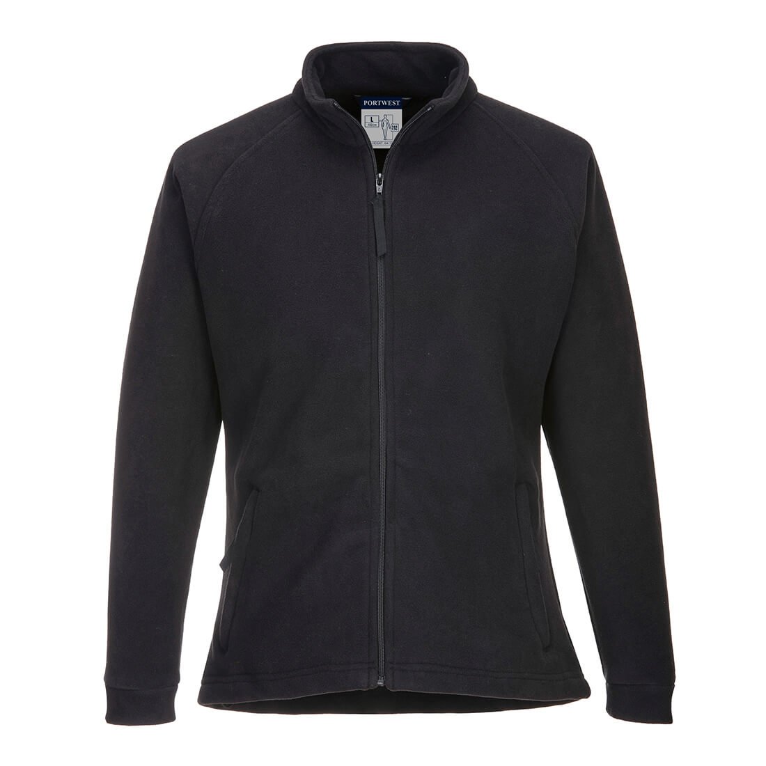 WOMEN'S ARAN FLEECE BLACK XS