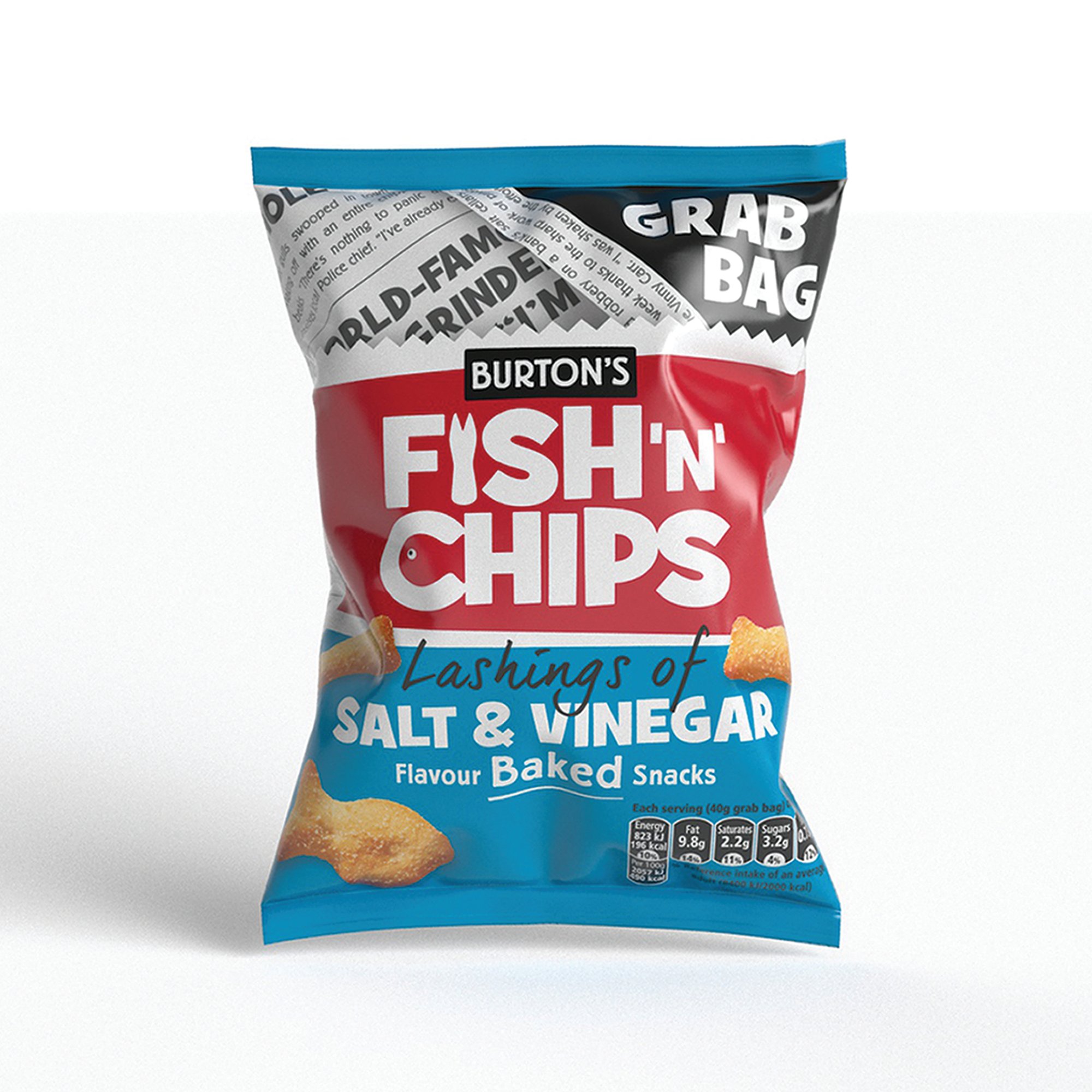 FISH N CHIPS S/VINEGAR BAG 40G PK30