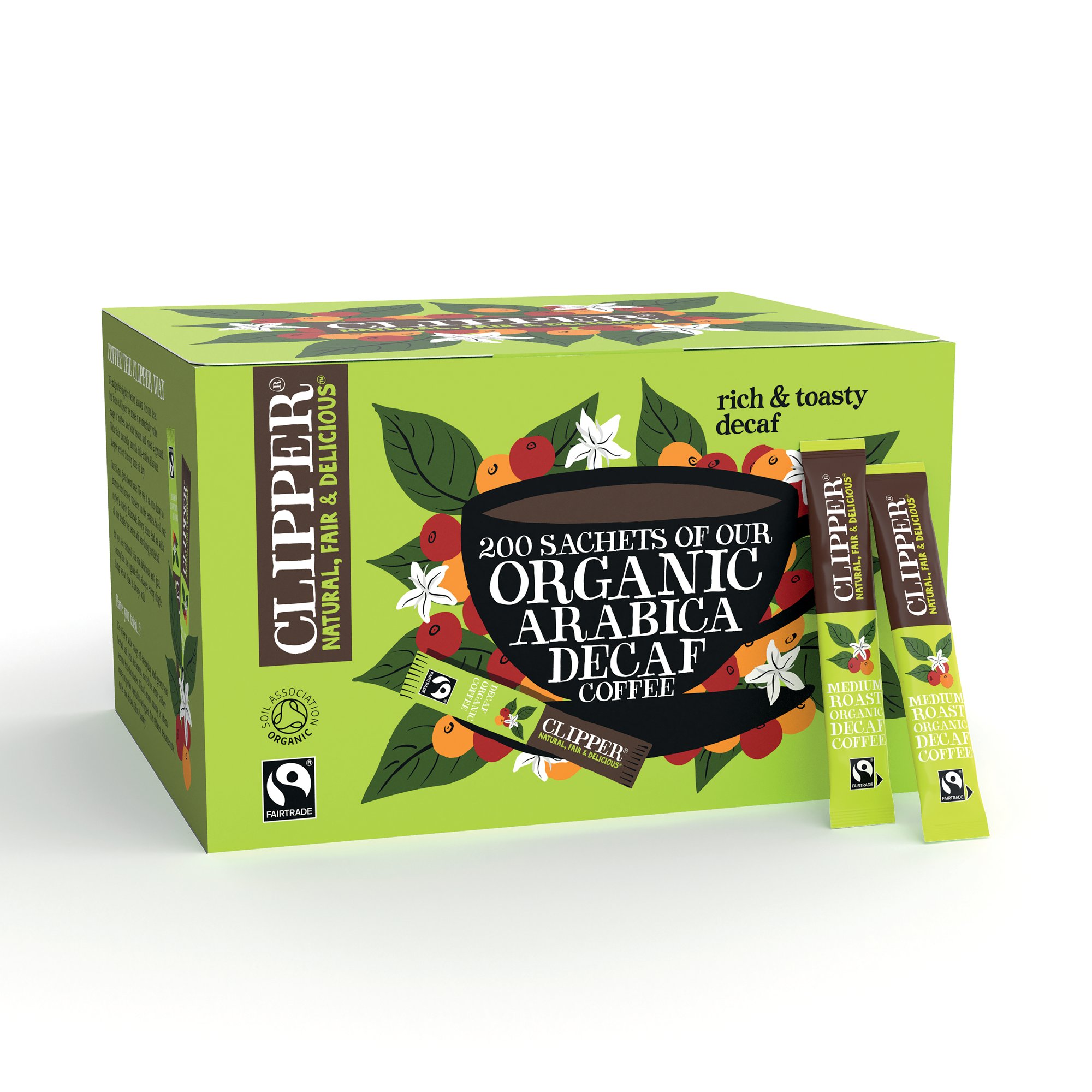 CLIPPER ORG FT DECAF COFFEE STK P200