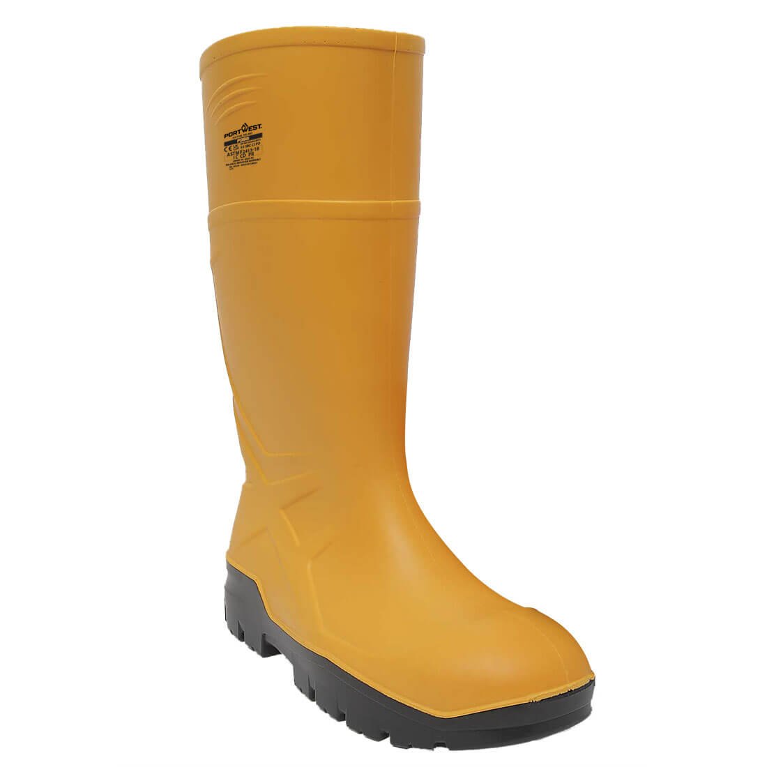 PU SAFETY WELLINGTON S5 CI FO YLW 41