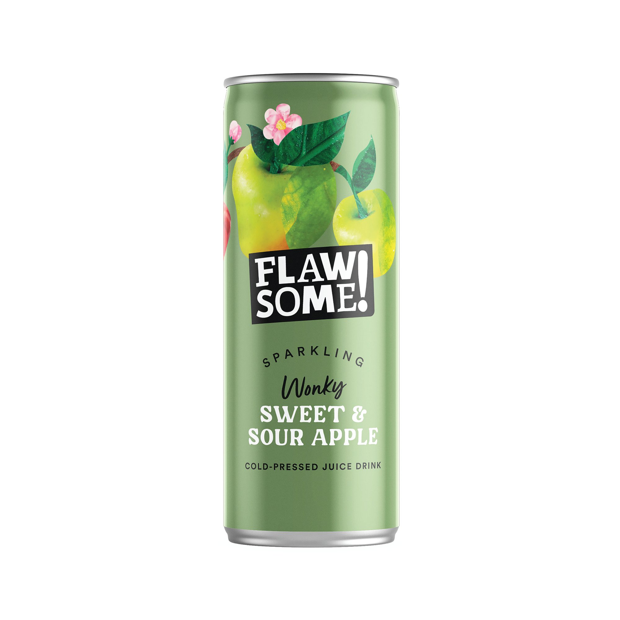 FLAWSOME SWEET/SOUR APPLE250ML PK24