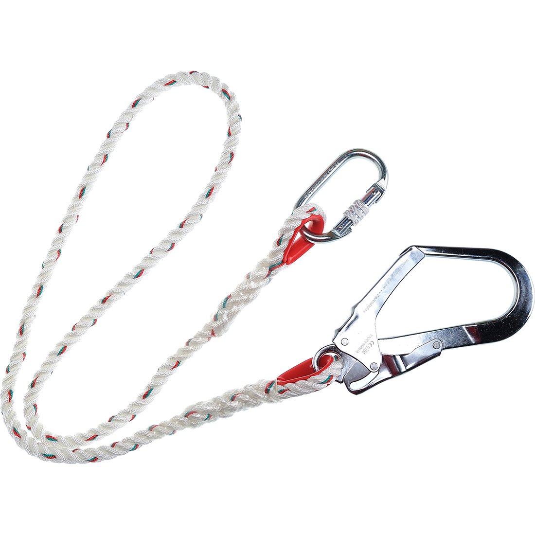 SINGLE 1.5M RESTRAINT LANYARD WHT