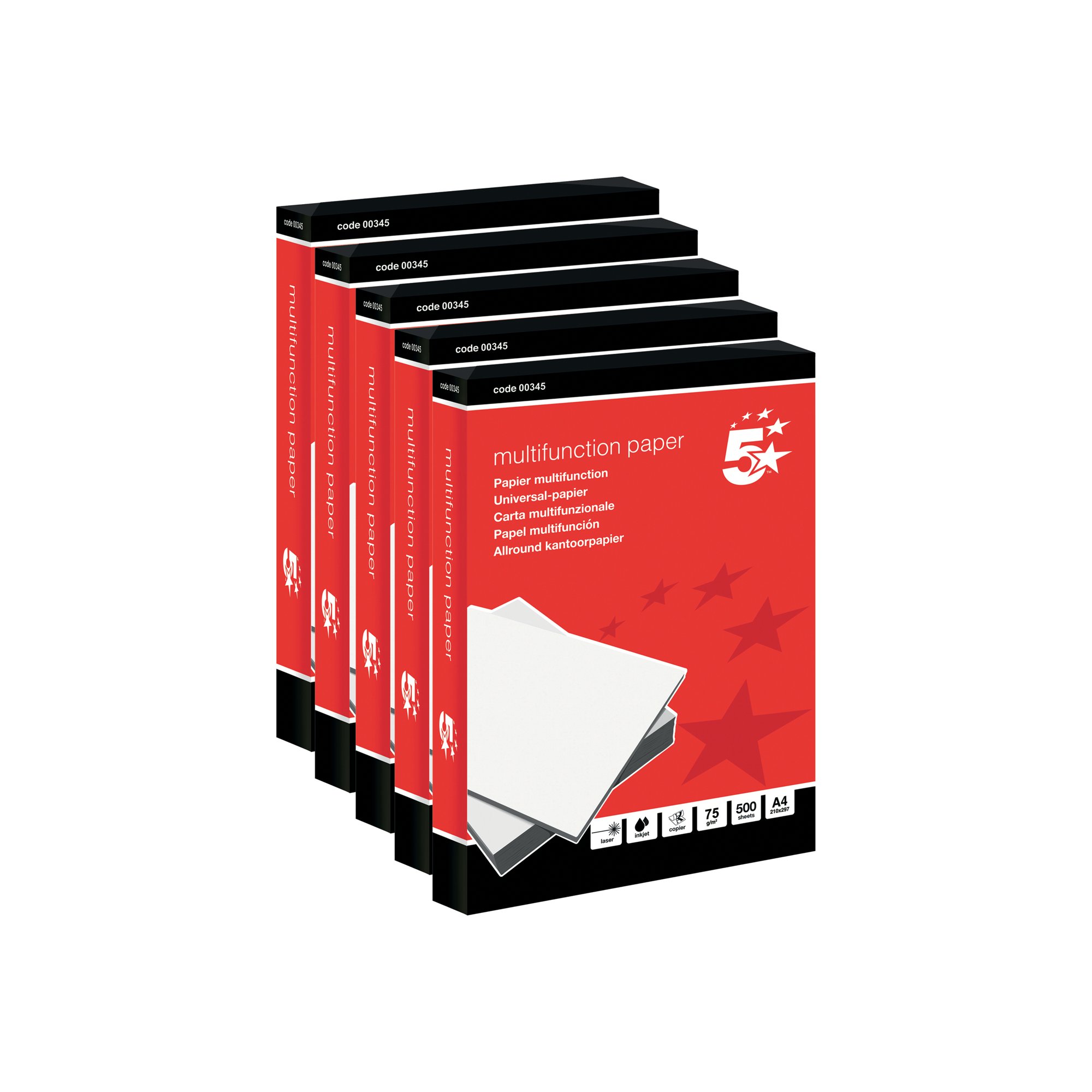 A4 COPIER PAPER 75GSM WHT PK2500