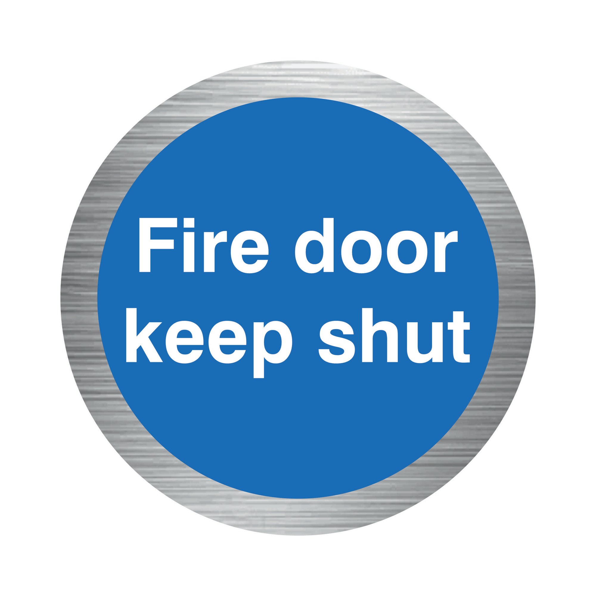 FIRE DOOR KEEP SHUT SIGN VINYL 76MM