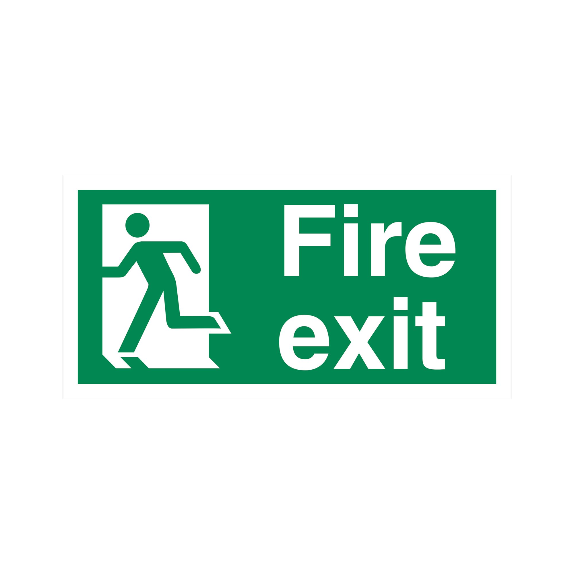 FIRE EXIT RUN MAN LEFT VINYL 150X300