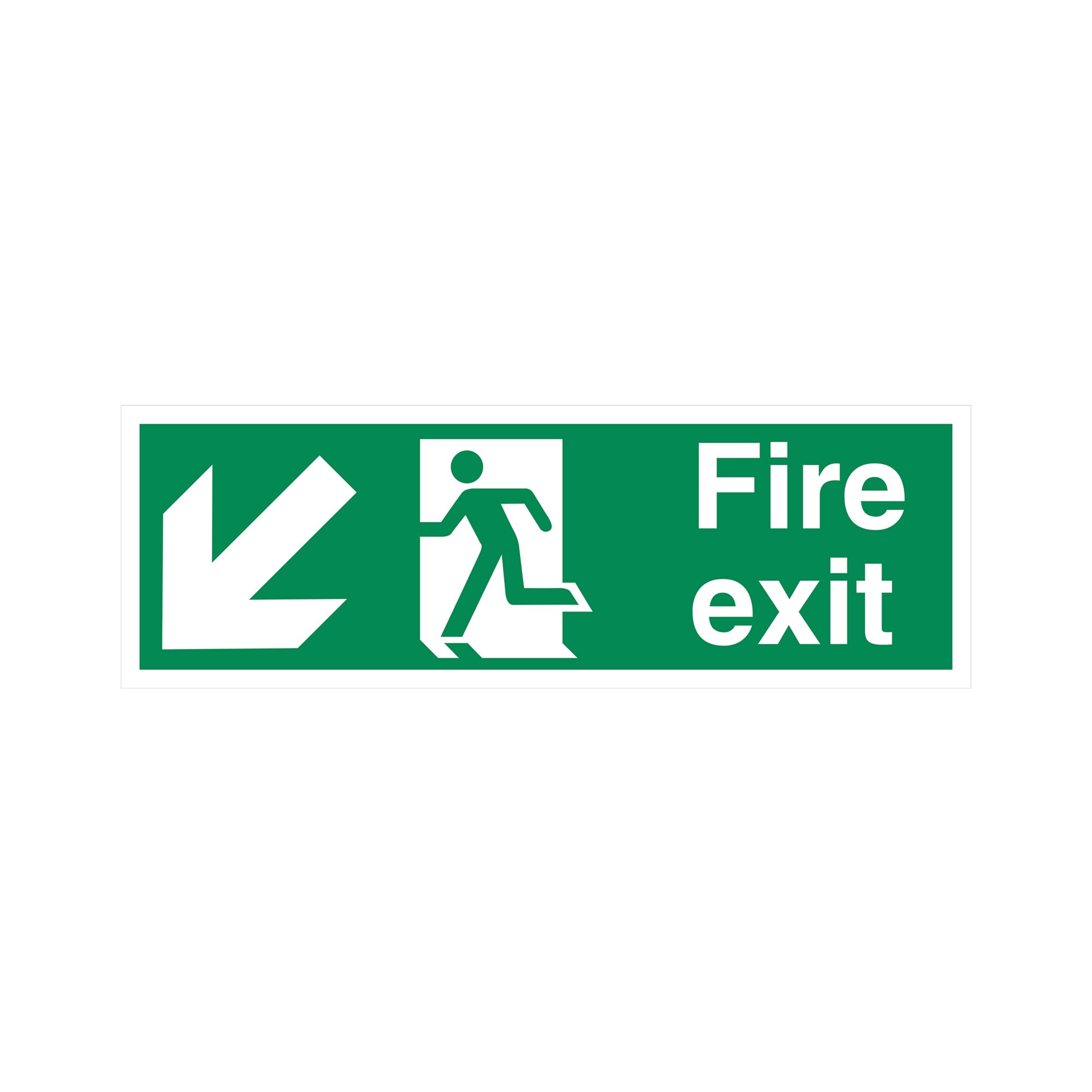 FIRE EXIT RMAN ARR DOWN L PLAS 450