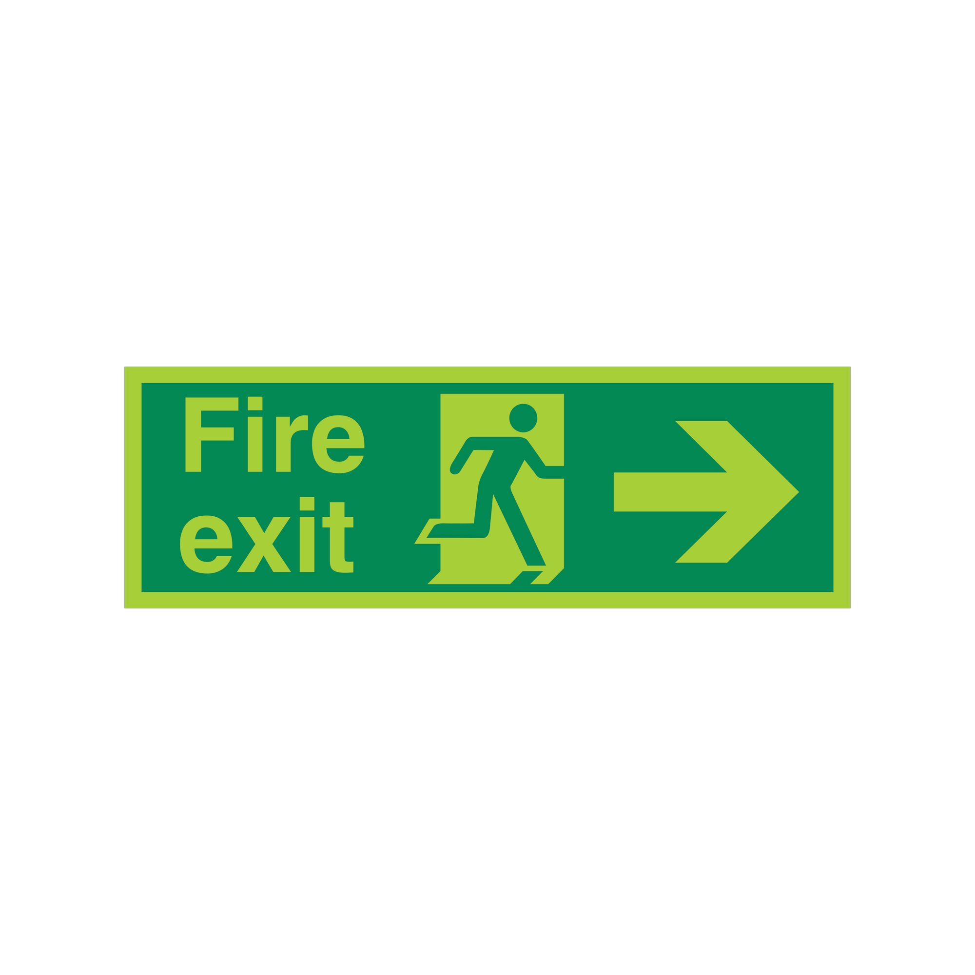 FIRE EXIT RMAN ARR R PLAS 450