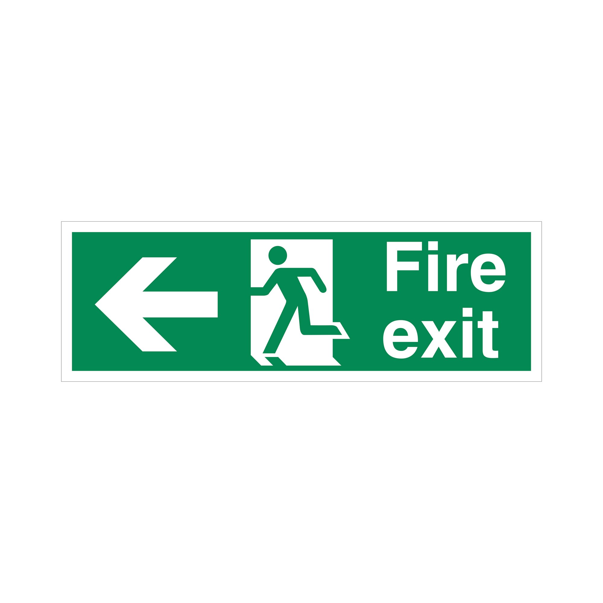 FIRE EXIT RMAN ARR LEFT PLAS 450