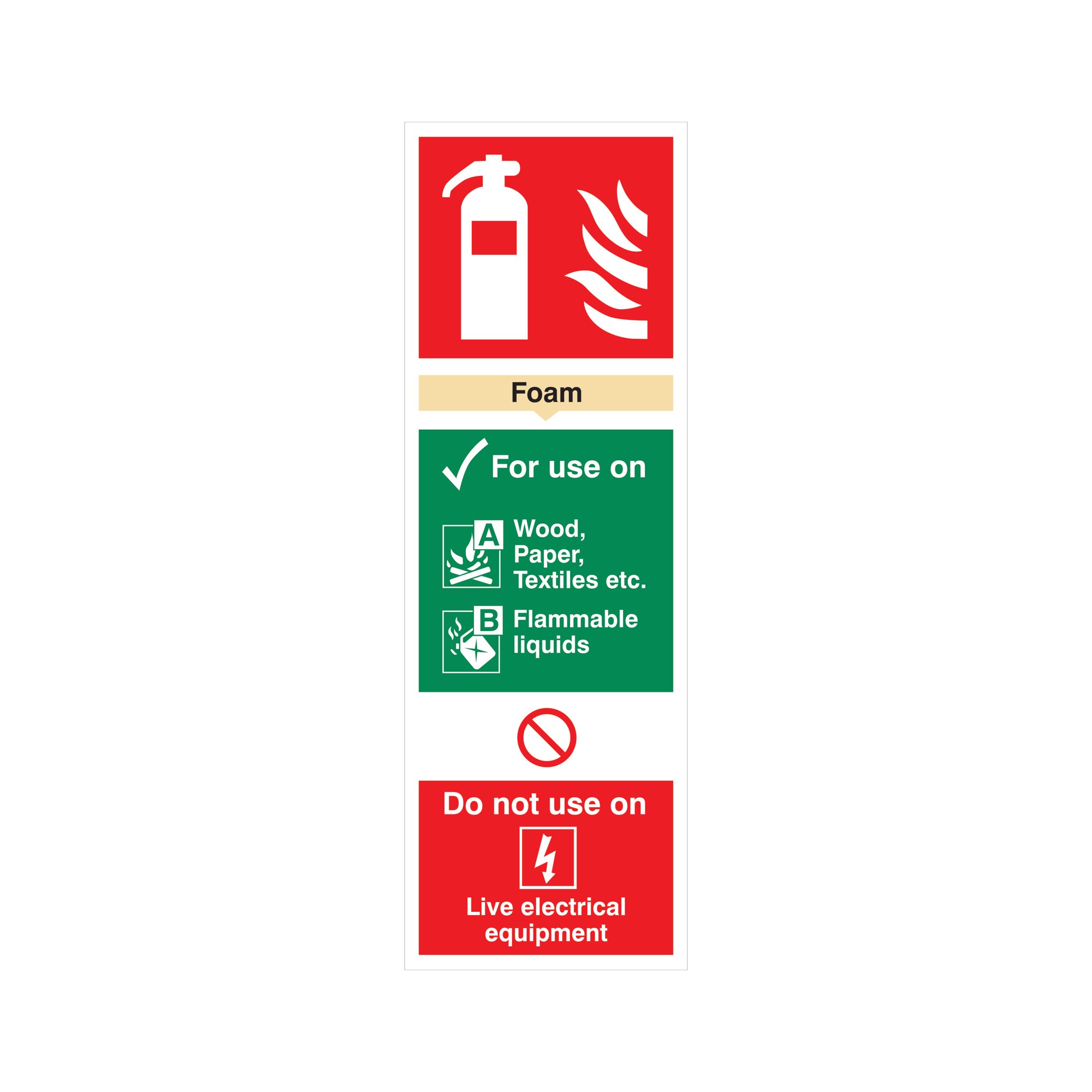 FOAM EXTGR FOR USE ON VINYL 300X100