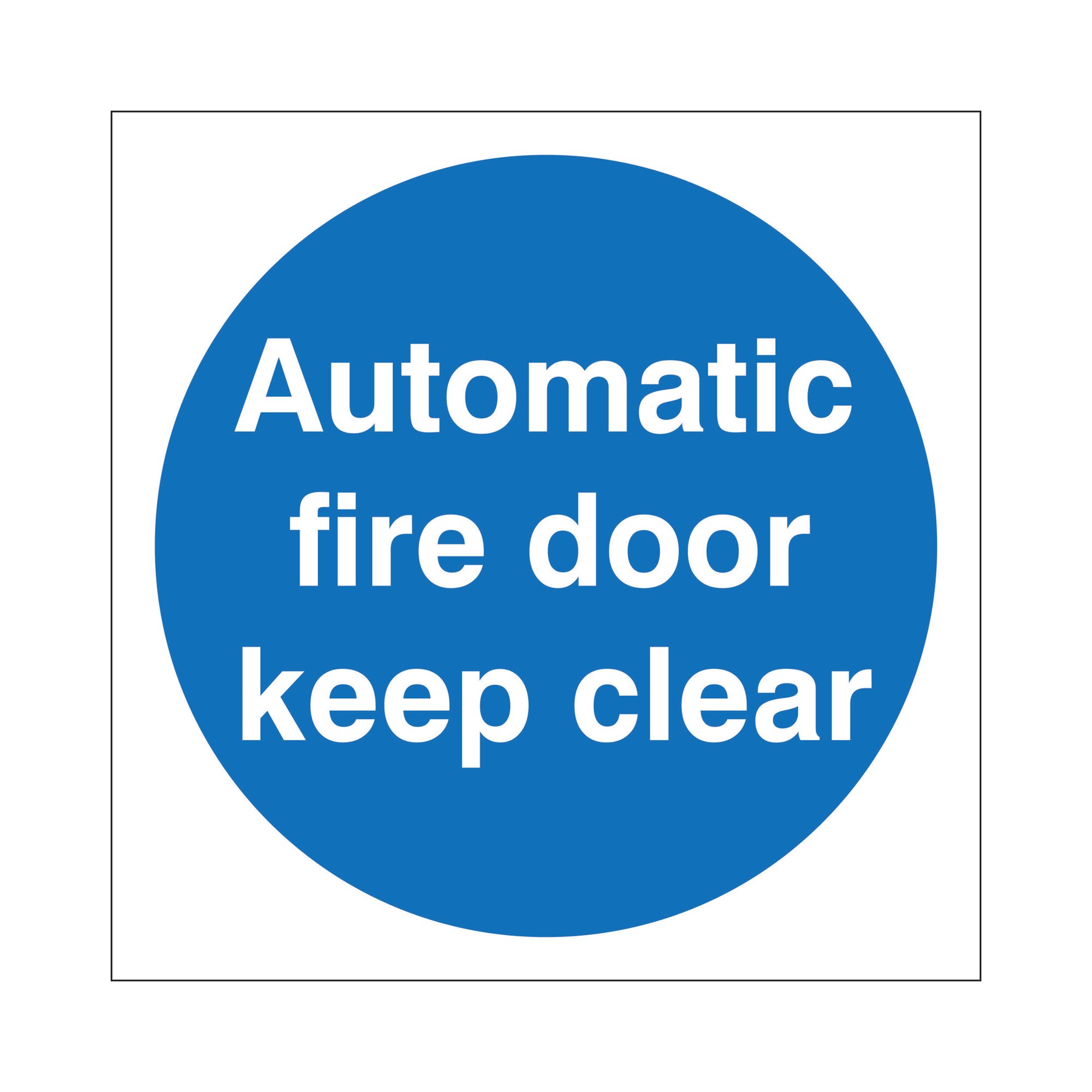 AUTO FIRE DOOR VINYL 100X100 PK5
