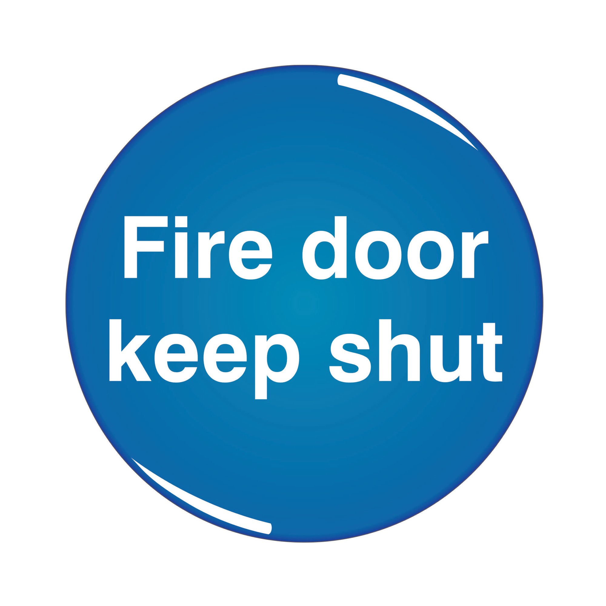 FIRE DOOR KEEP SHUT DOMED RESIN 60