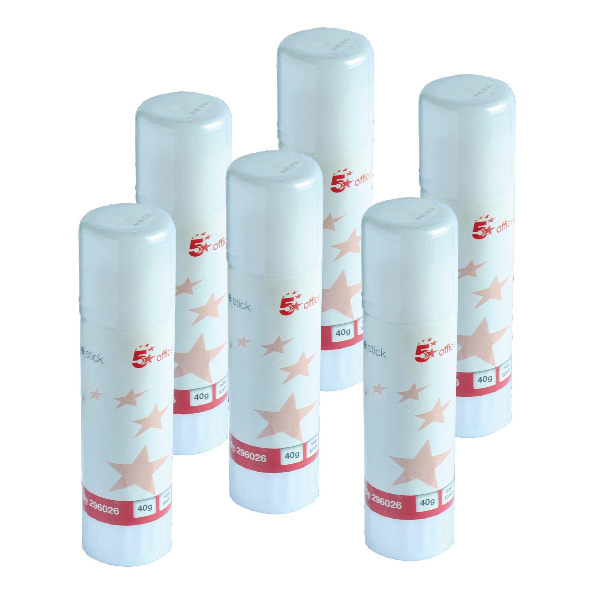 GLUE STICK NON-TOXIC 40G PK6