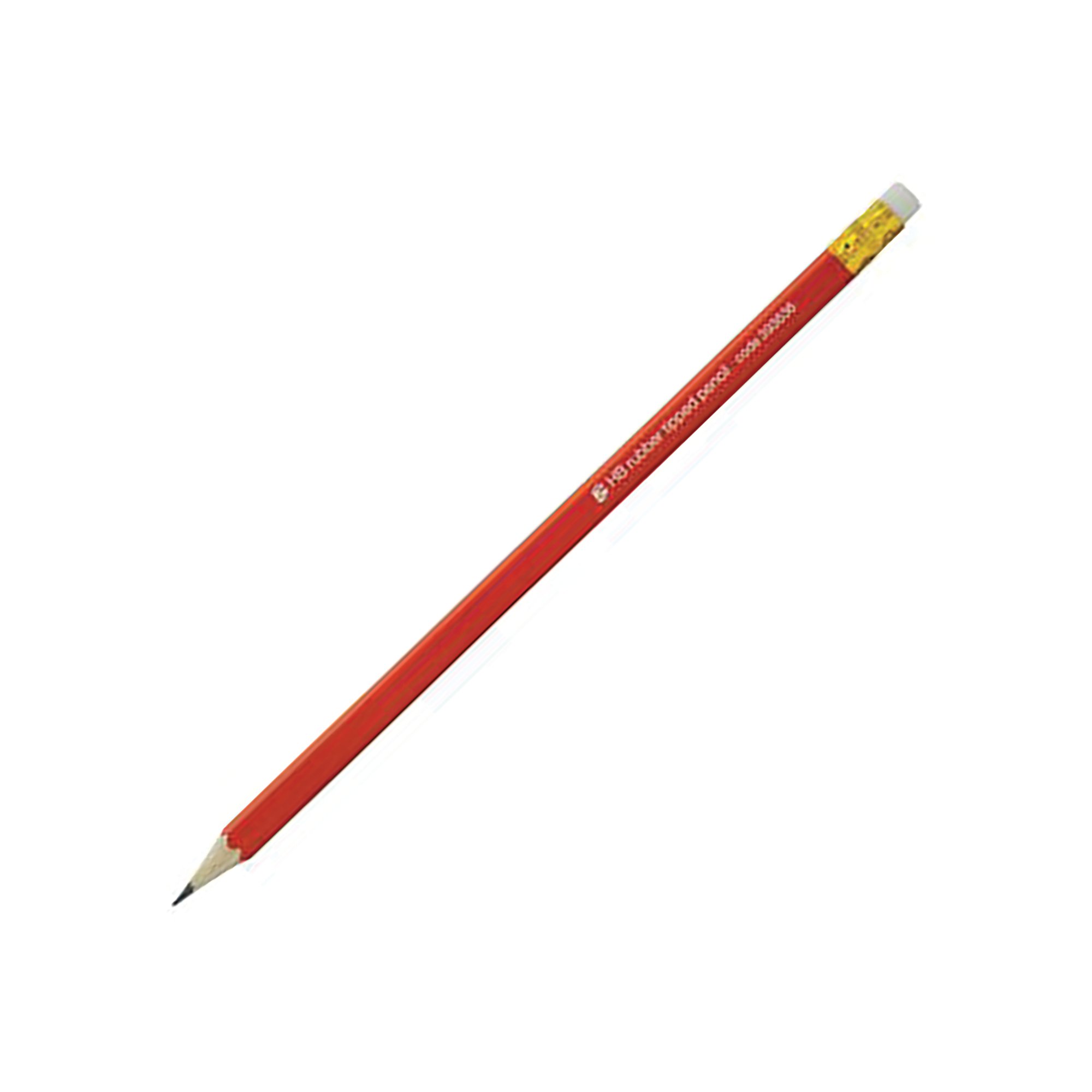 PENCIL ERASER HB RED BARREL PK12