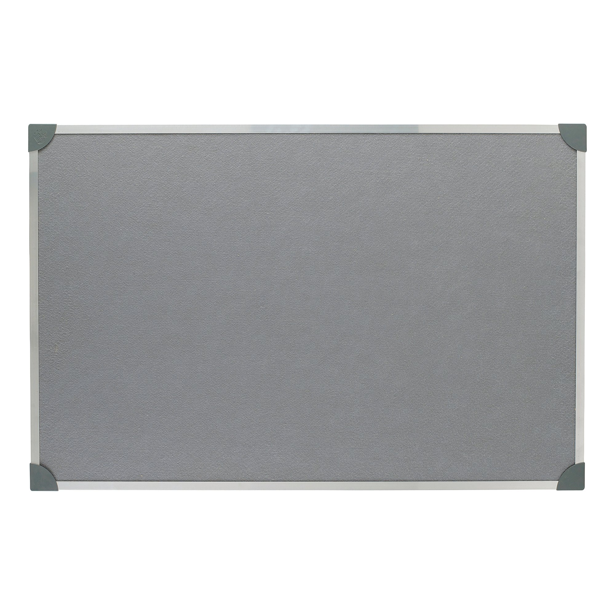 FELT NOTICEBOARD 900X600MM GREY