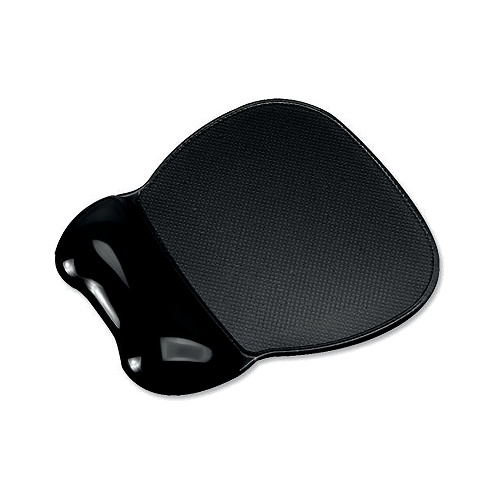 MOUSE MAT PAD WITH WRIST REST BLK
