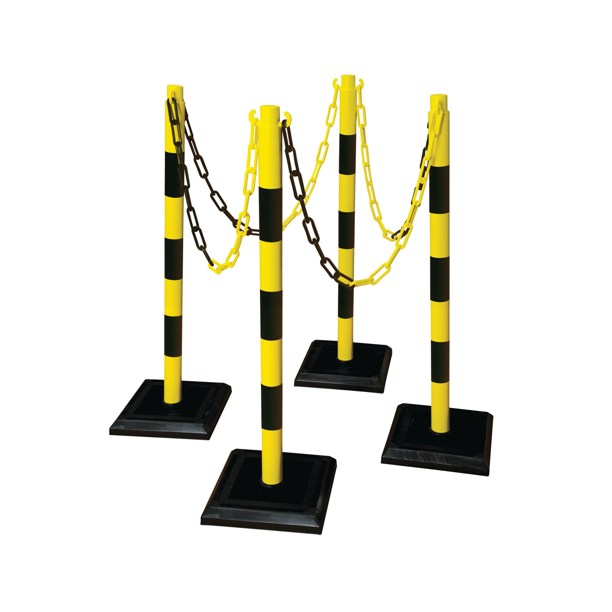 GUARDA-PLUS CHAIN 4 POST YLW/BLK