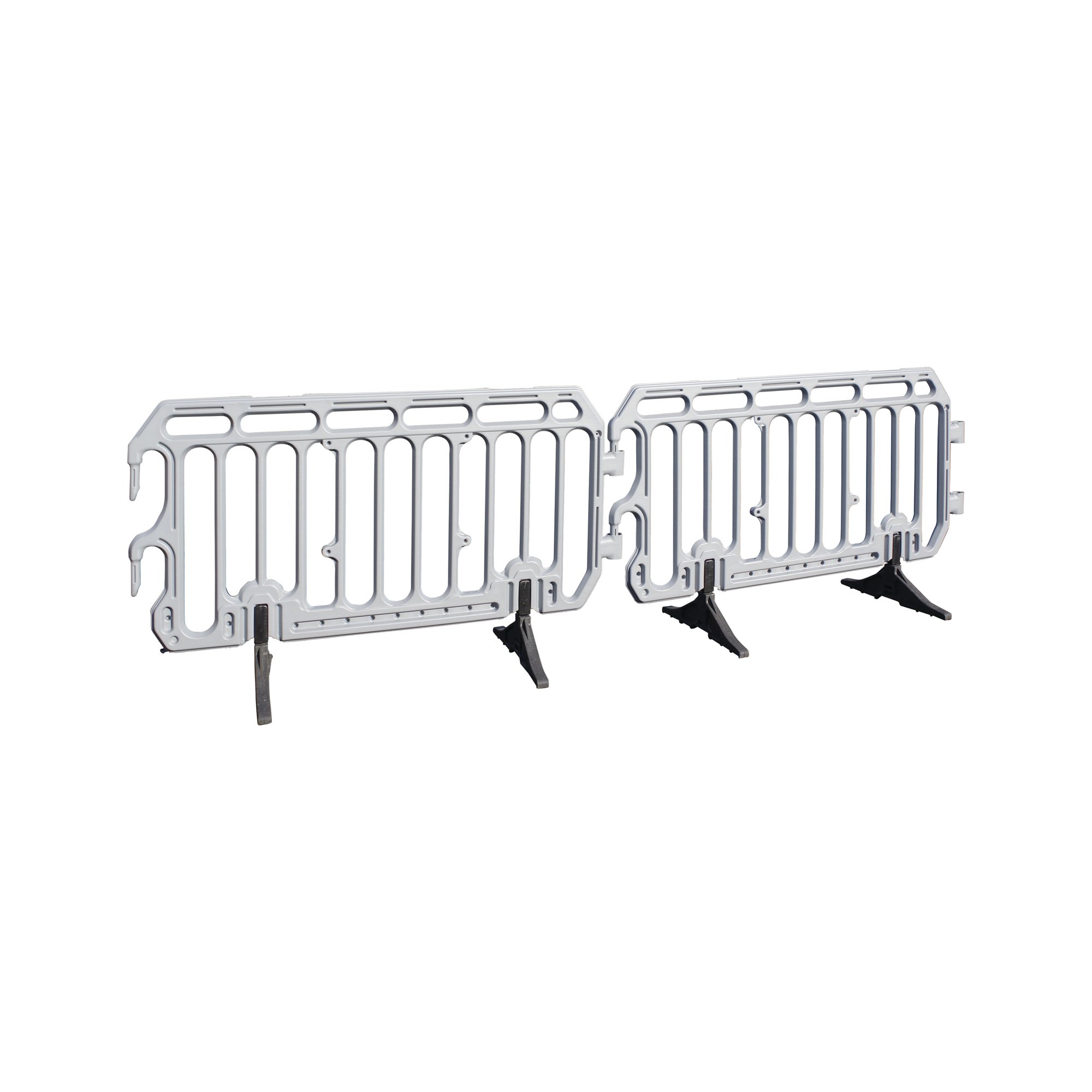 CROWD BARRIER HDPE 2220X1000 GREY