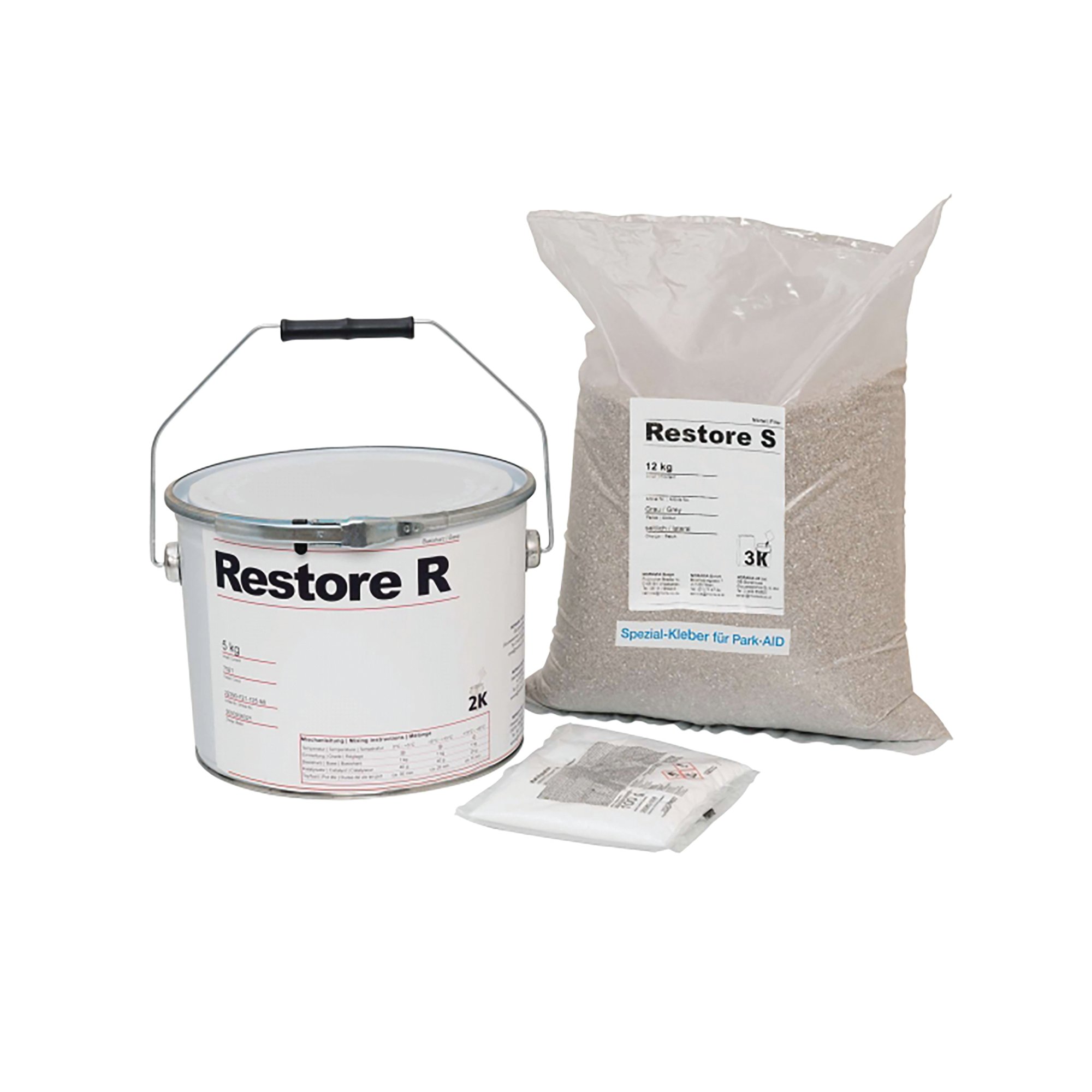 3-PART ADHESIVE FOR WHEEL STOPS
