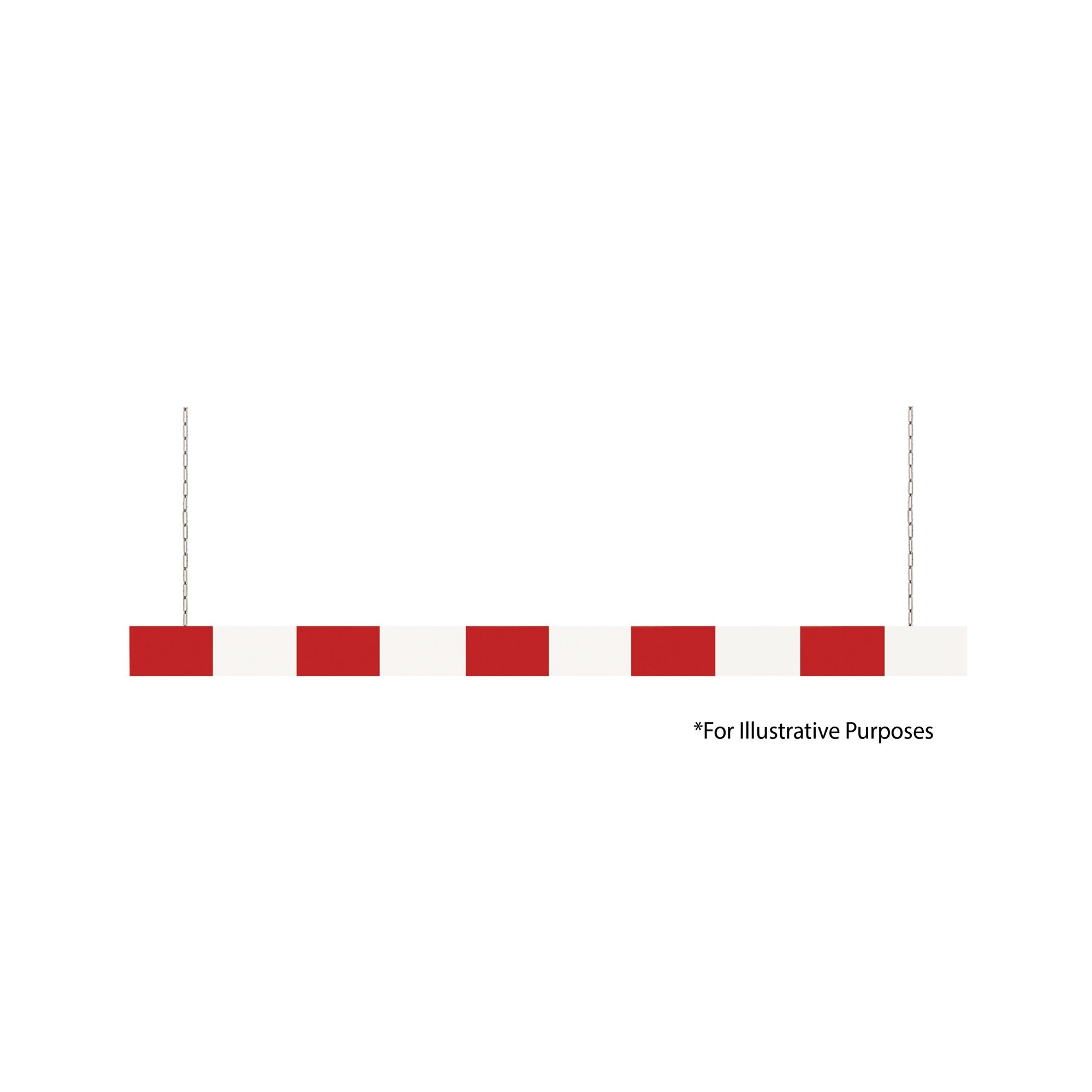 HEIGHT RESTRICTION BAR 3000 RED/WHT