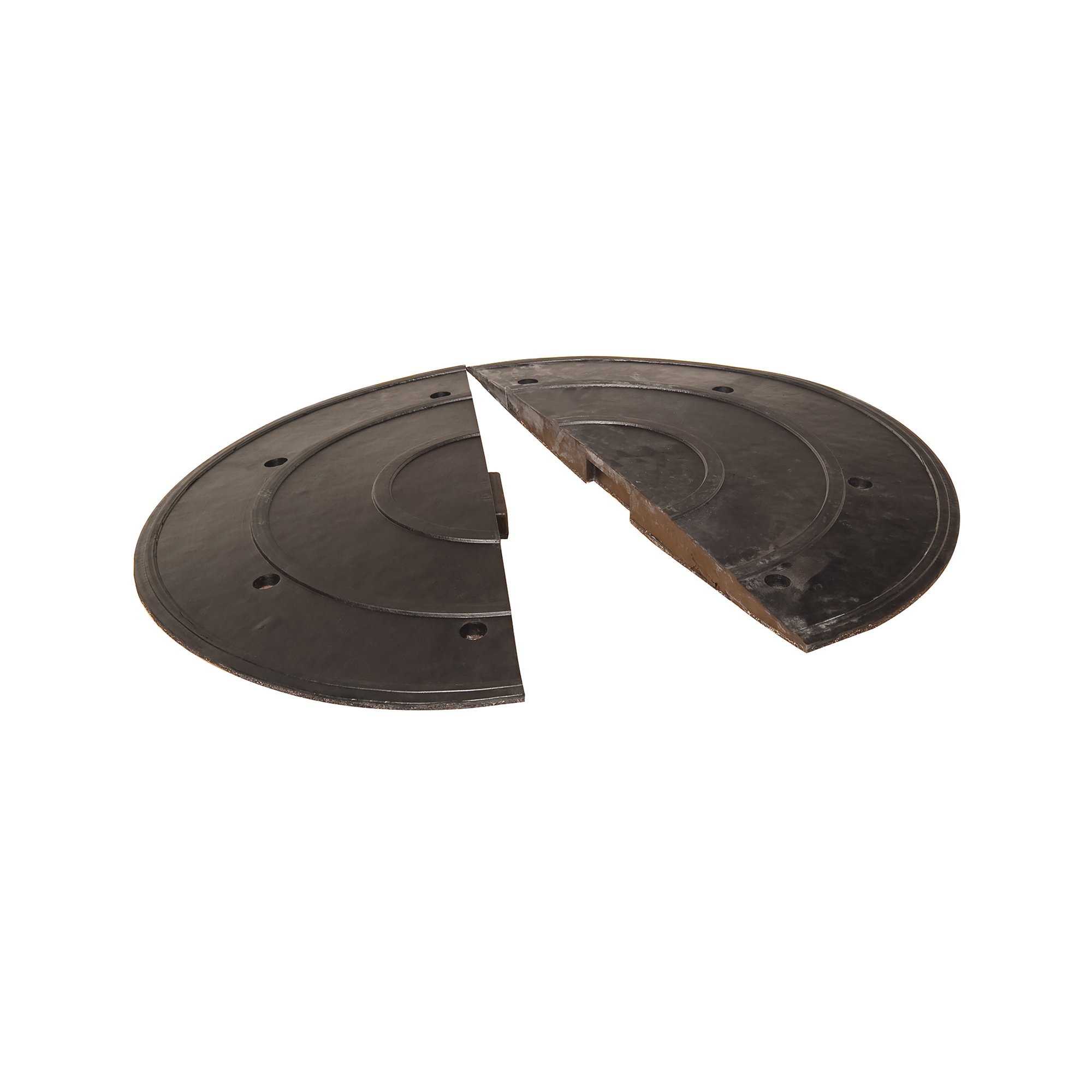 SPEED HUMP END SEC FE 450X75 YLW/BLK
