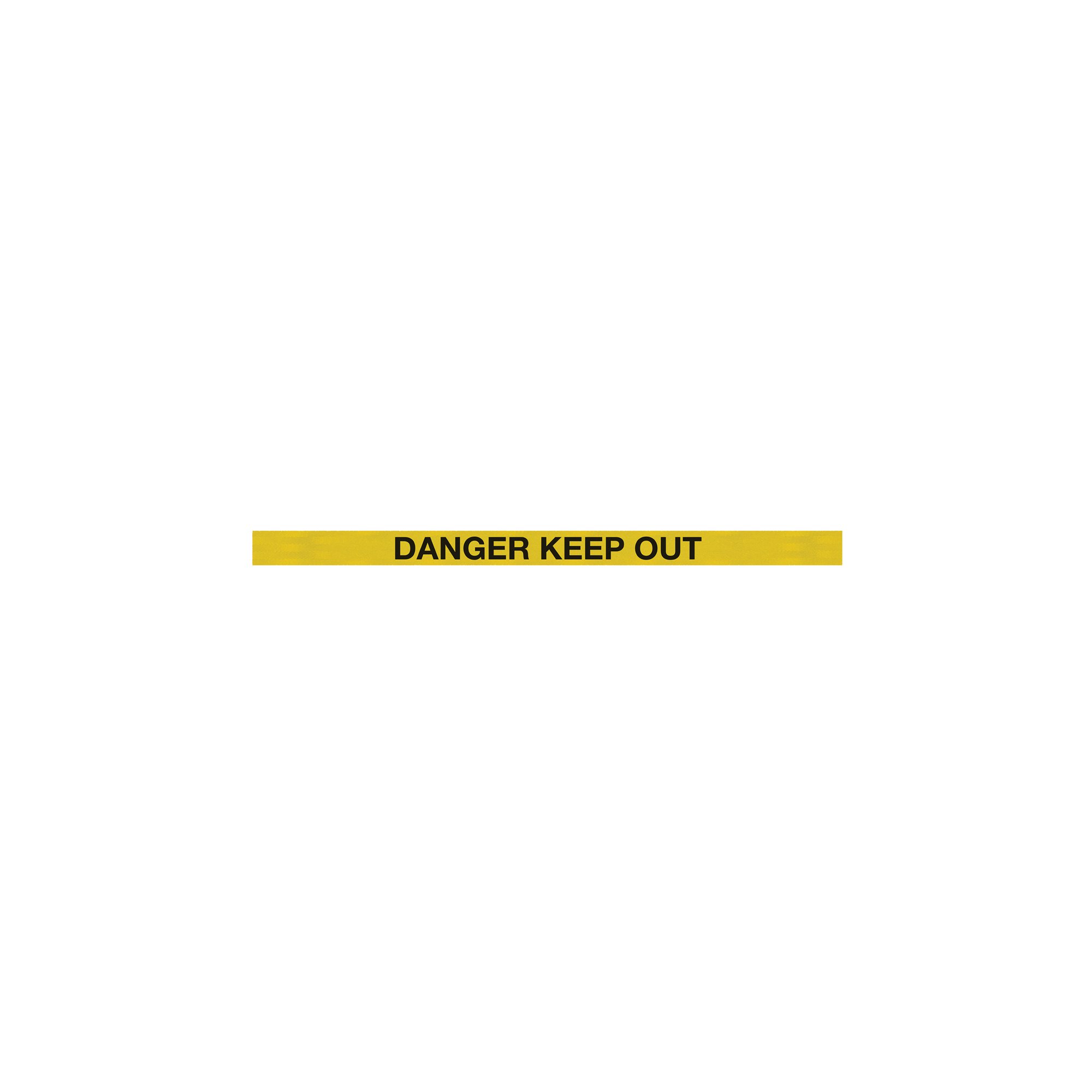 TWIN YELLOW POST DANGER YLW/BLK PK2