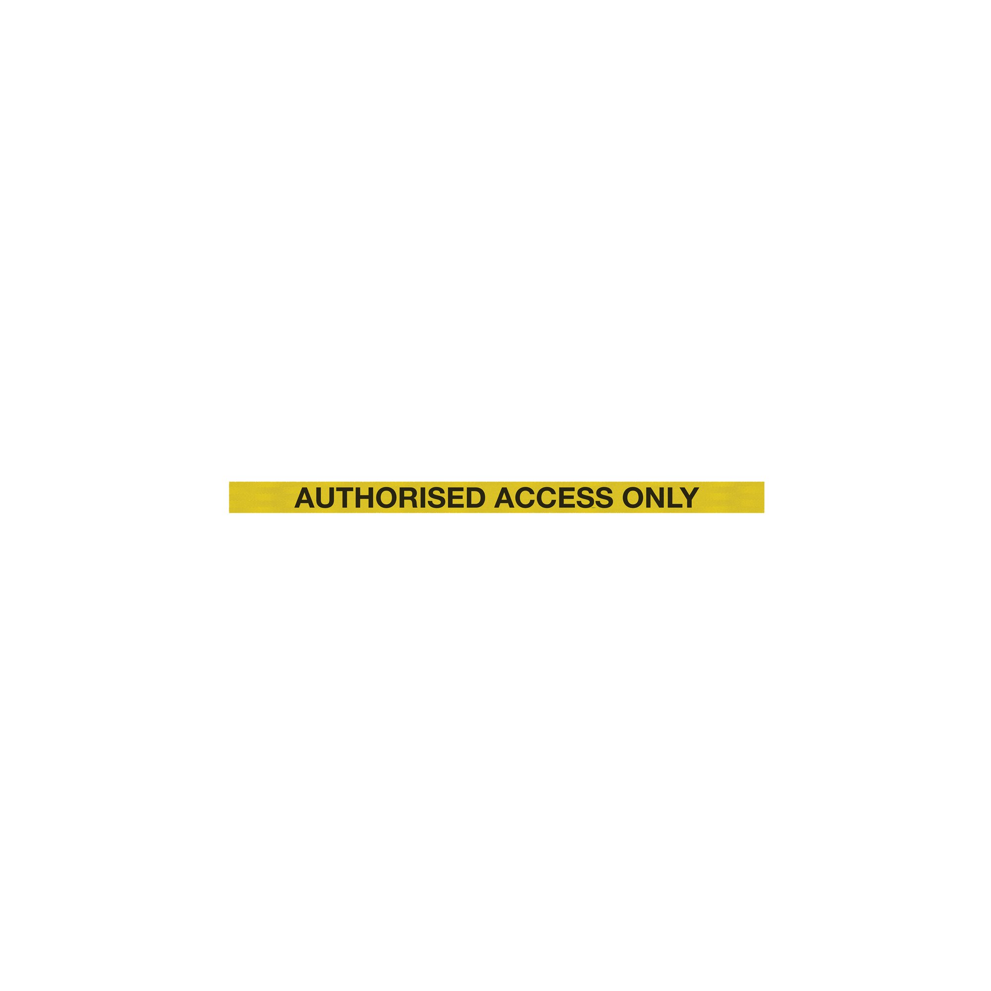 BARRIER YLW AUTH ACCESS YLW/BLK 10.6