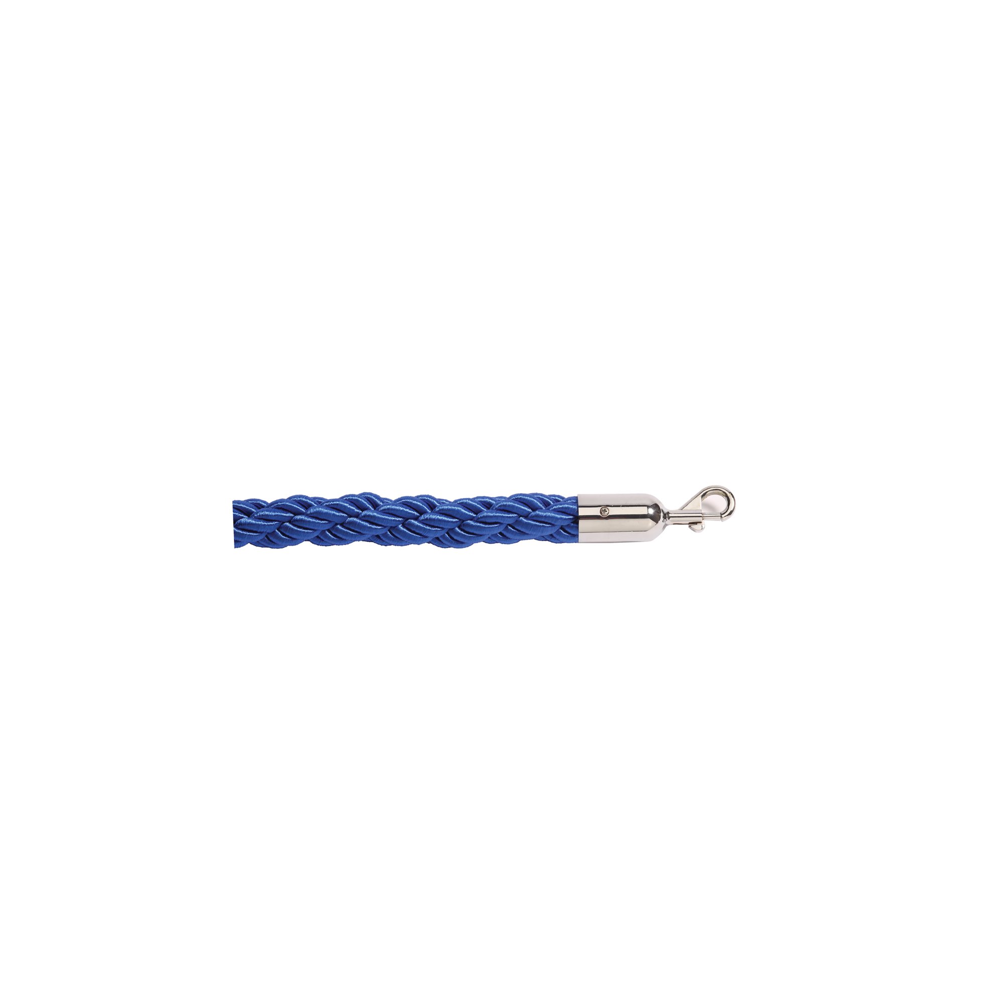 25MM BRAIDED ROPE BLUE 1.8M P/CHROME