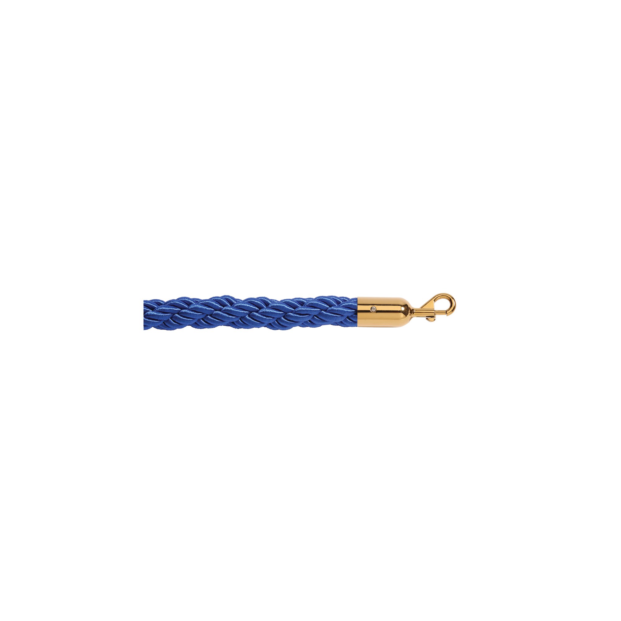 25MM BRAIDED ROPE BLUE 1.8M P/BRASS
