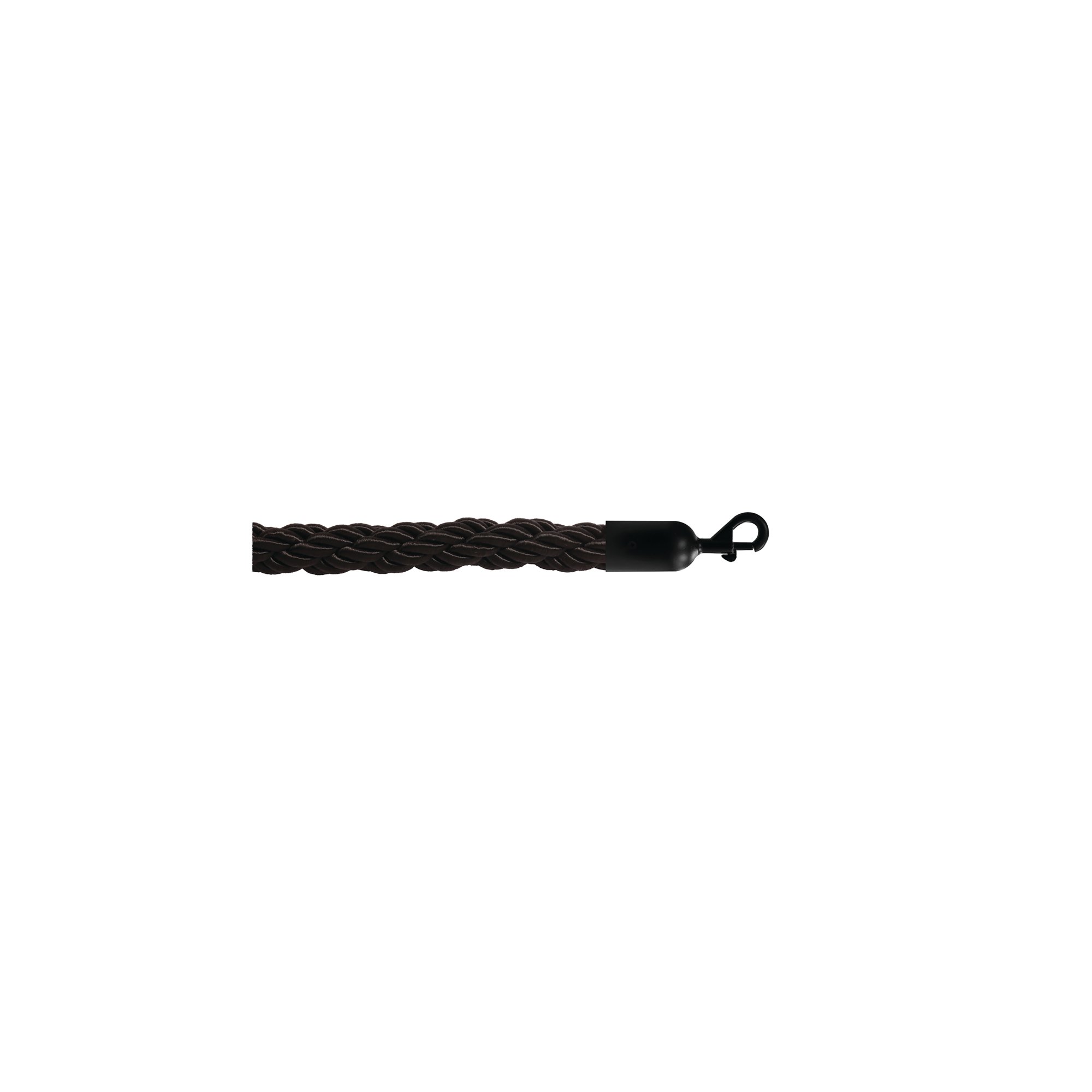 25MM BRAIDED ROPE BLACK 1.8M BLACK E
