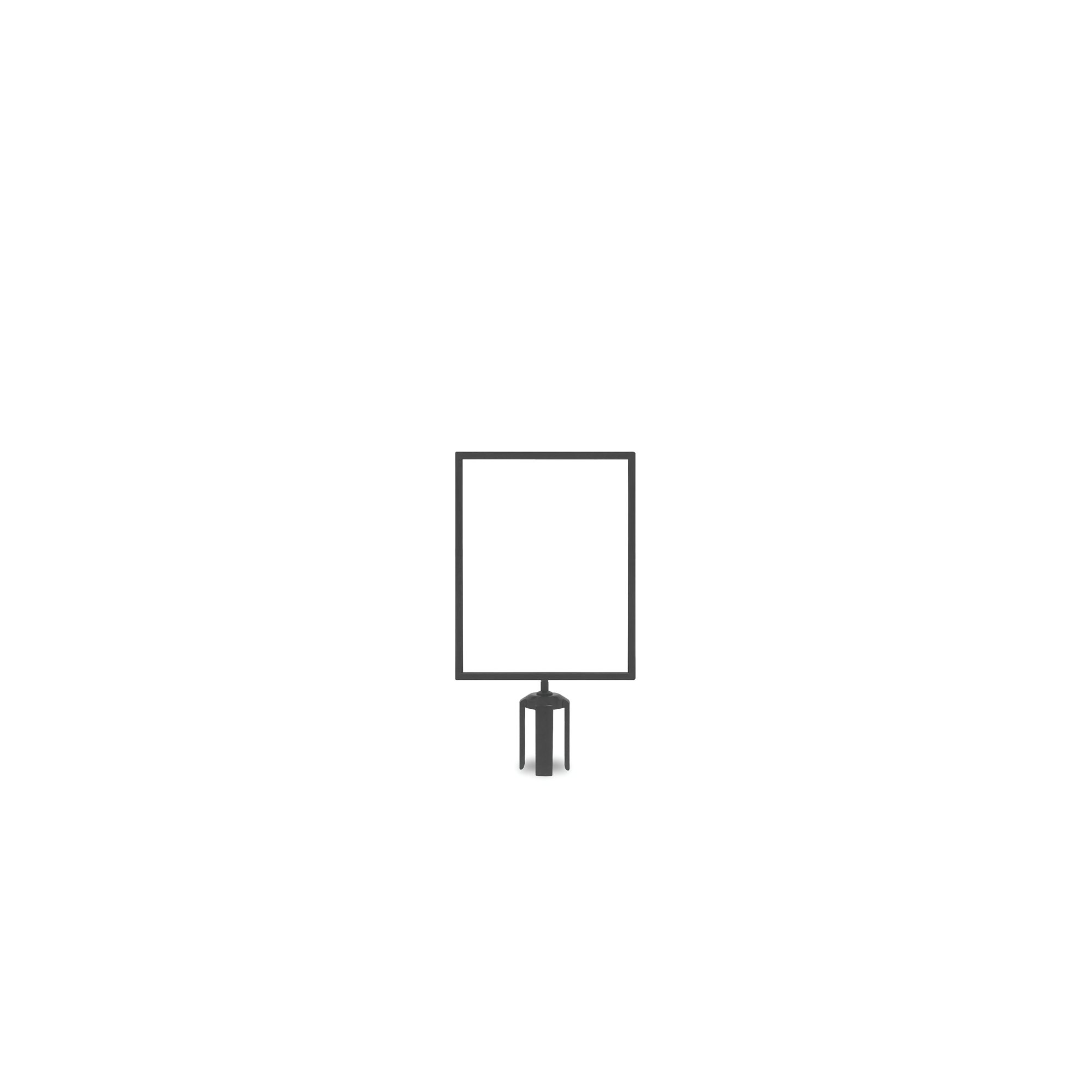 A3 SIGN VERT FRAME BLACK BELT