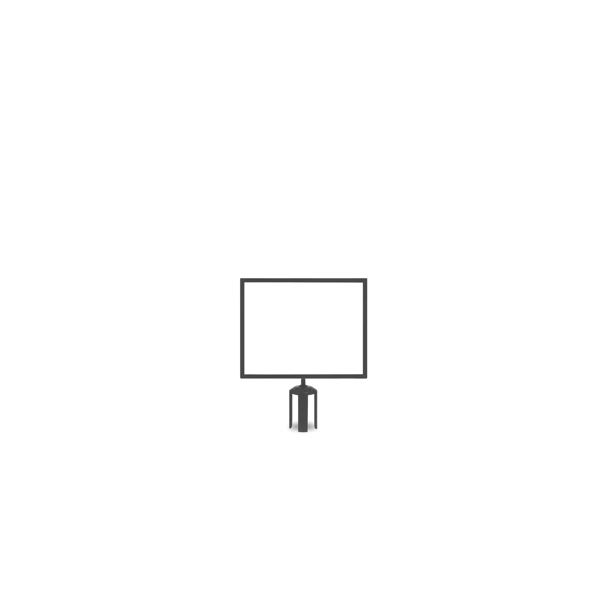 A3 SIGN HORI FRAME BLACK BELT