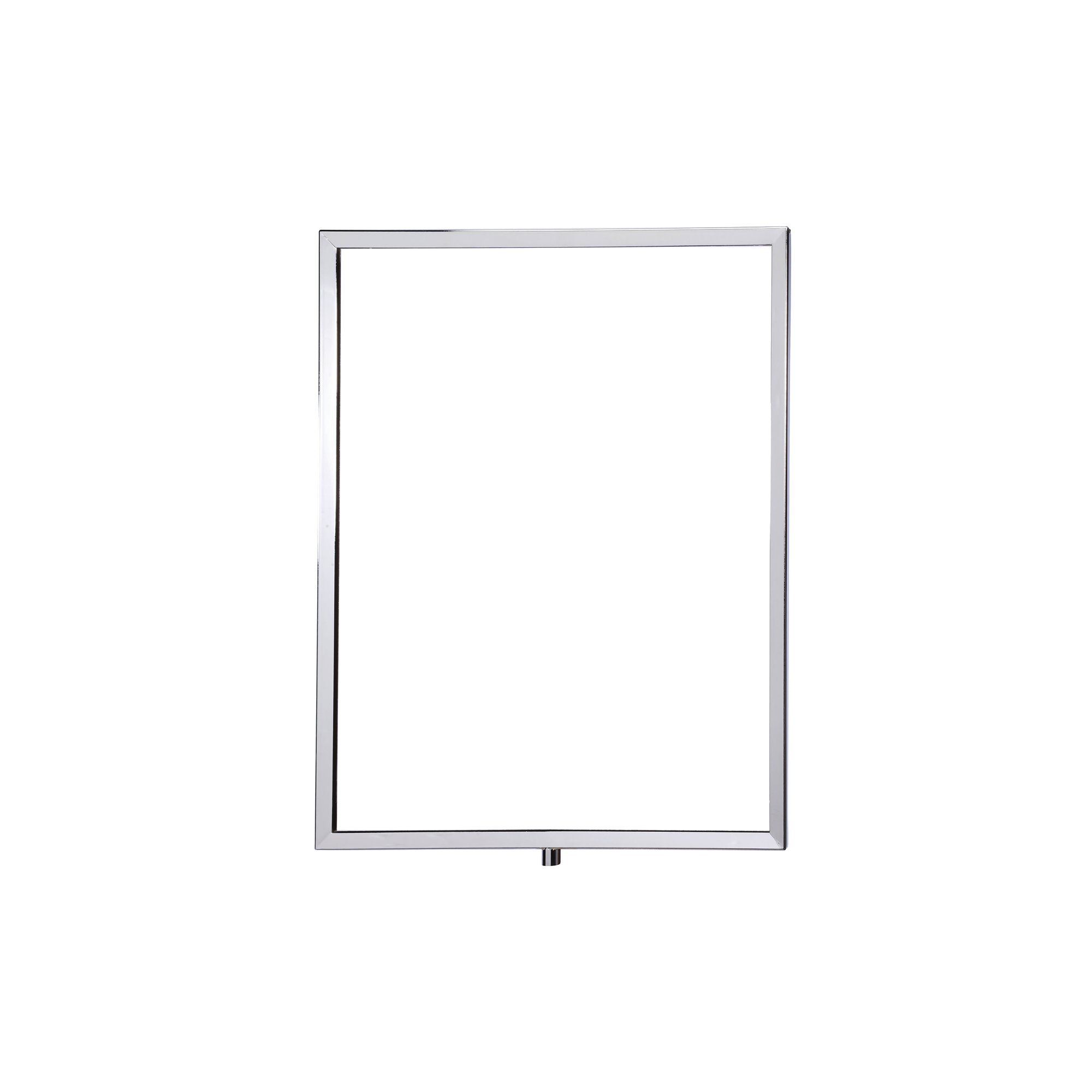 A3 SIGN VERT FRAME P/CHROME ROPE