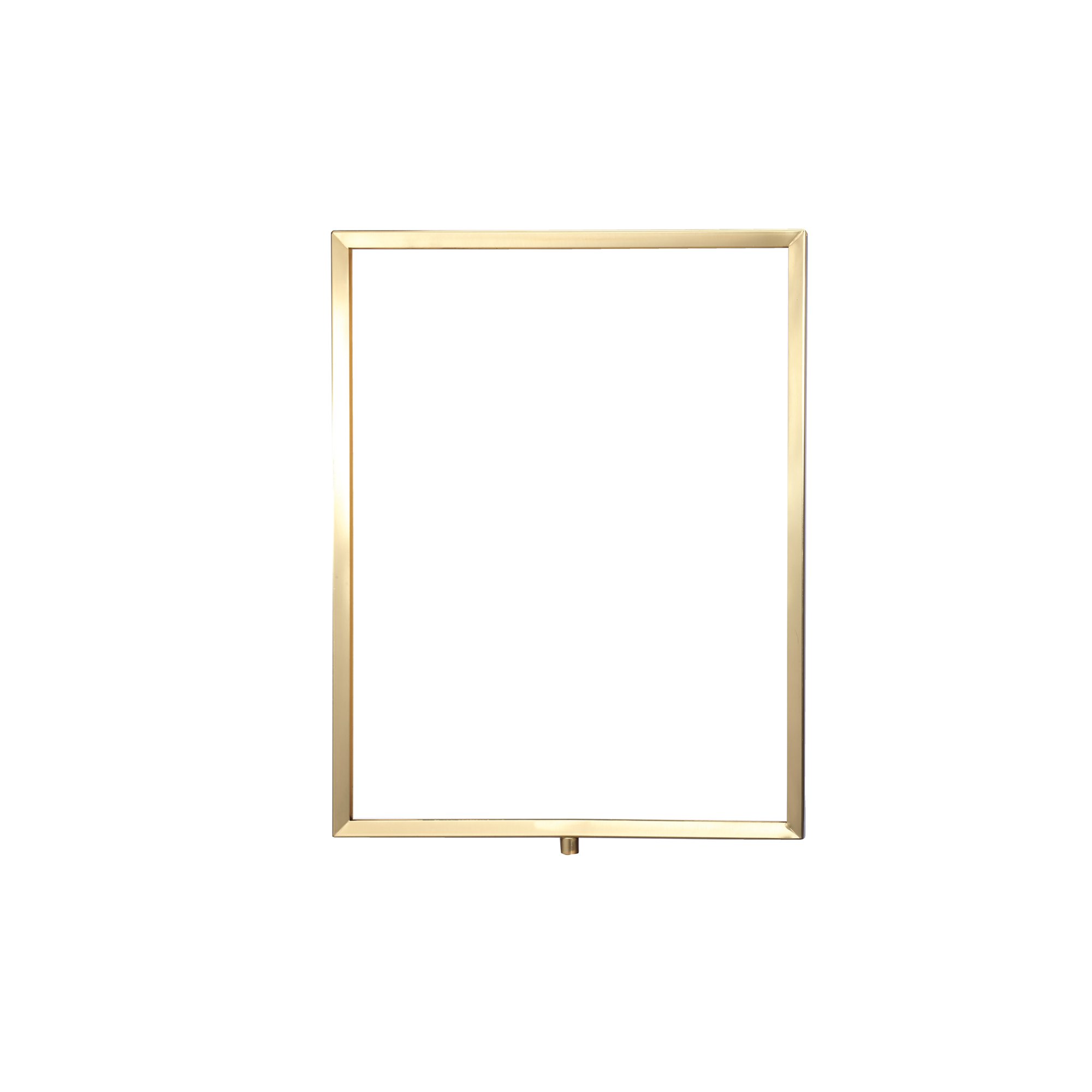 A3 SIGN VERT FRAME P/BRASS ROPE