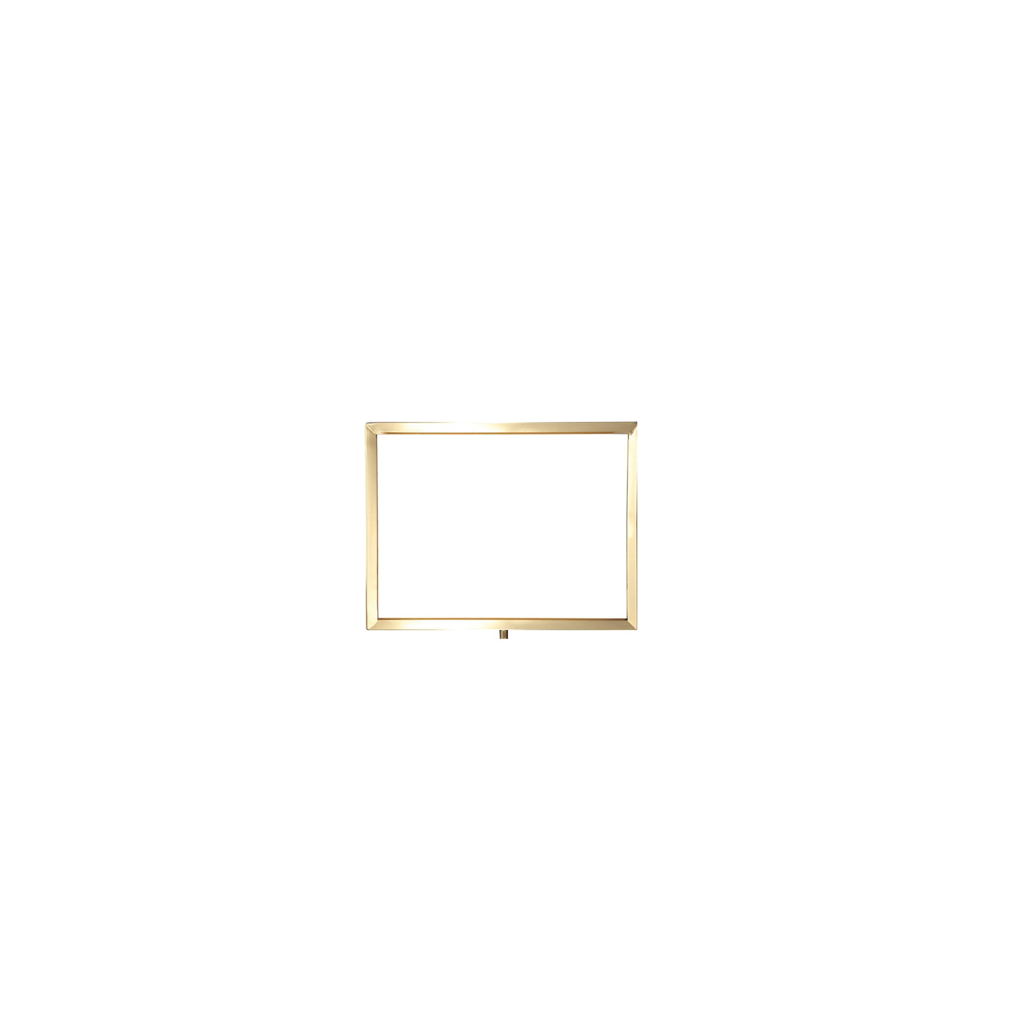 A4 SIGN HORI FRAME P/BRASS ROPE