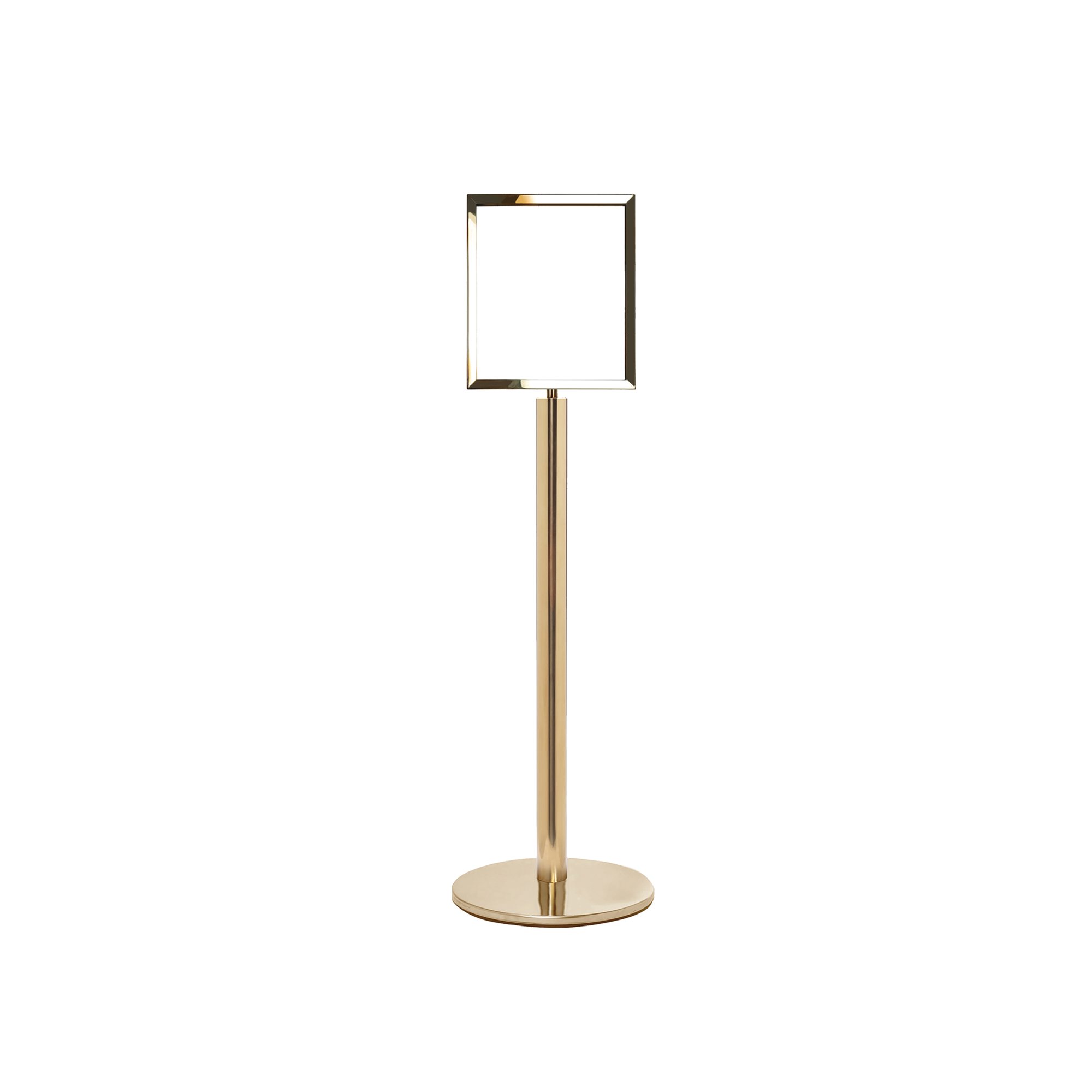 SIGN STANDS P/BRASS PST A3 VERT SIGN