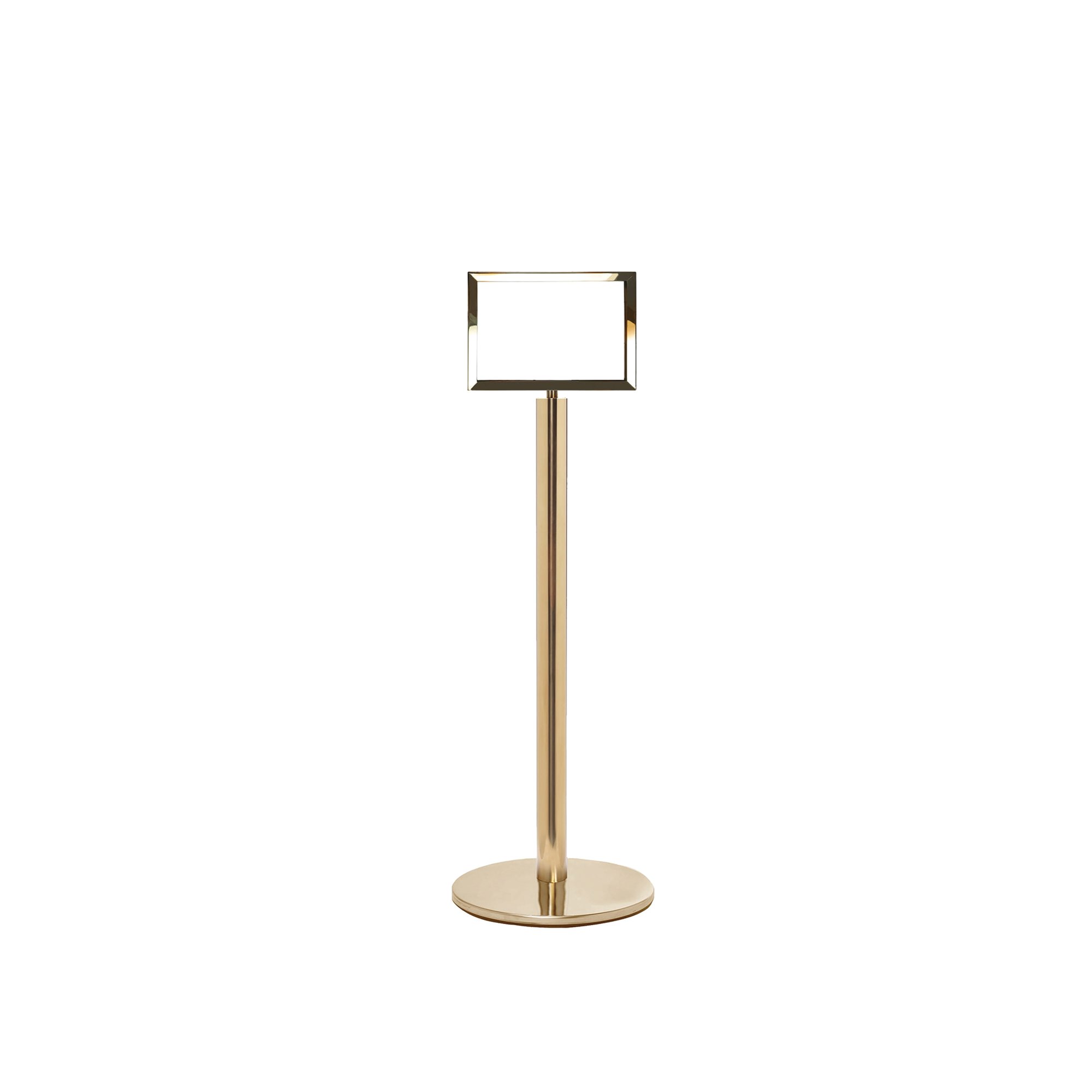 SIGN STANDS P/BRASS PST A4 HORI SIGN