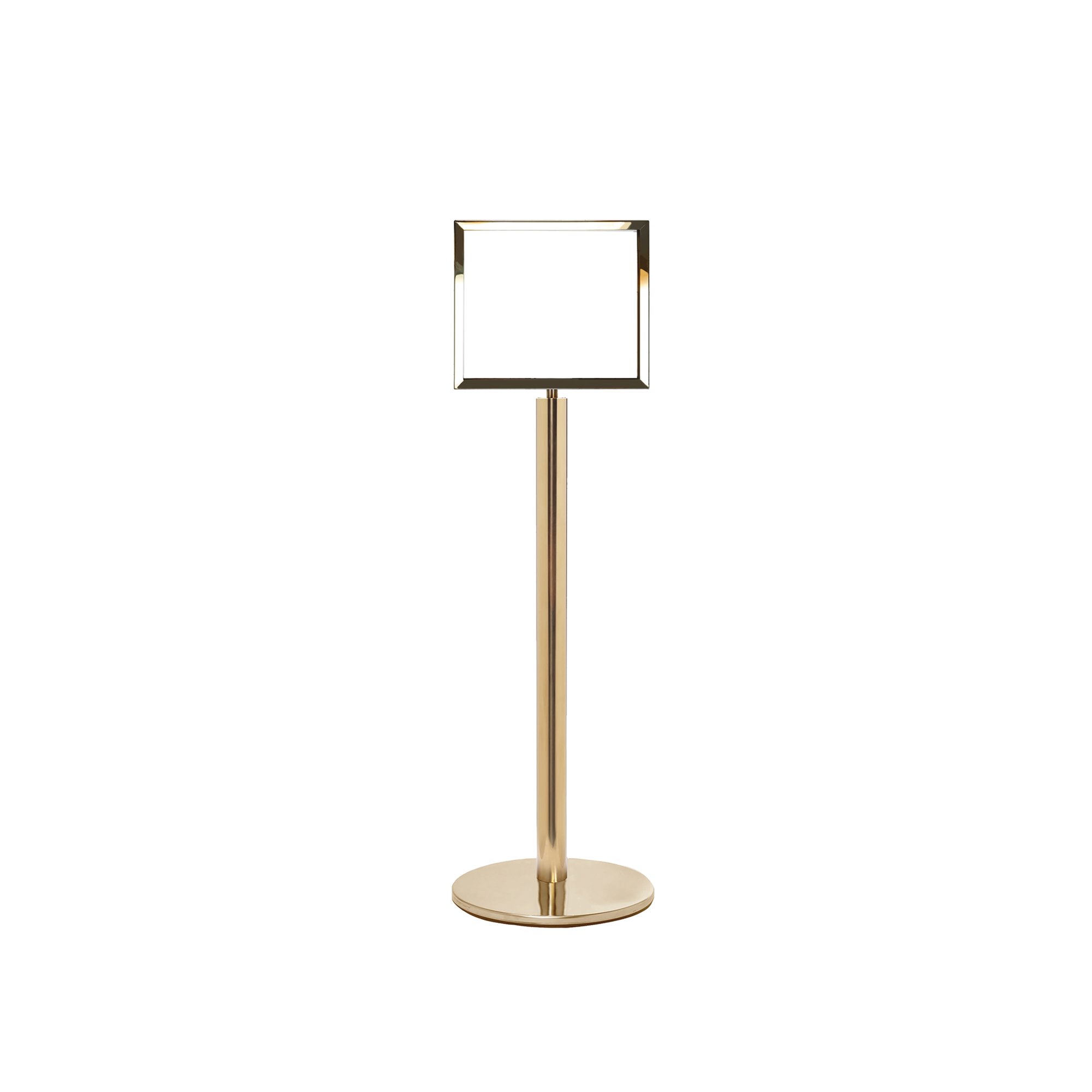 SIGN STANDS P/BRASS PST A3 HORI SIGN