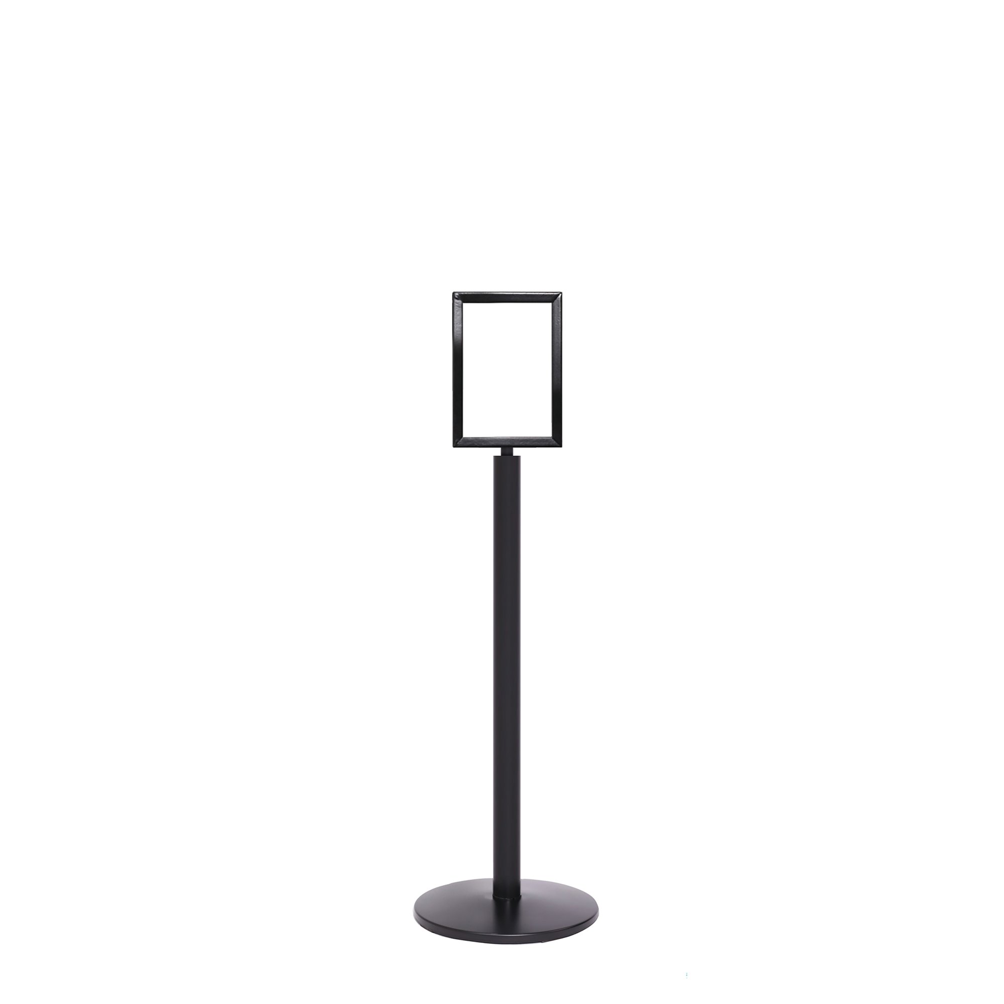 SIGN STANDS BLACK POST WITH A4 VERTI