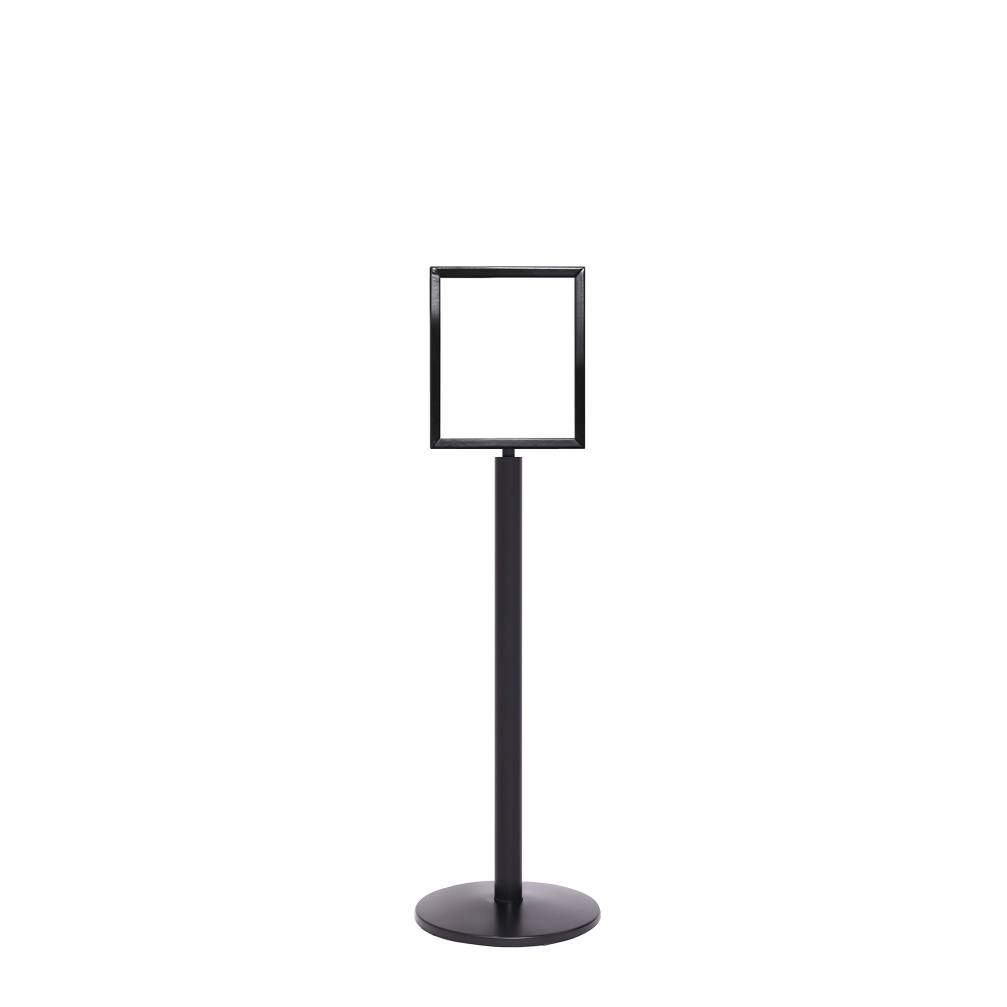 SIGN STANDS BLACK POST WITH A3 VERTI