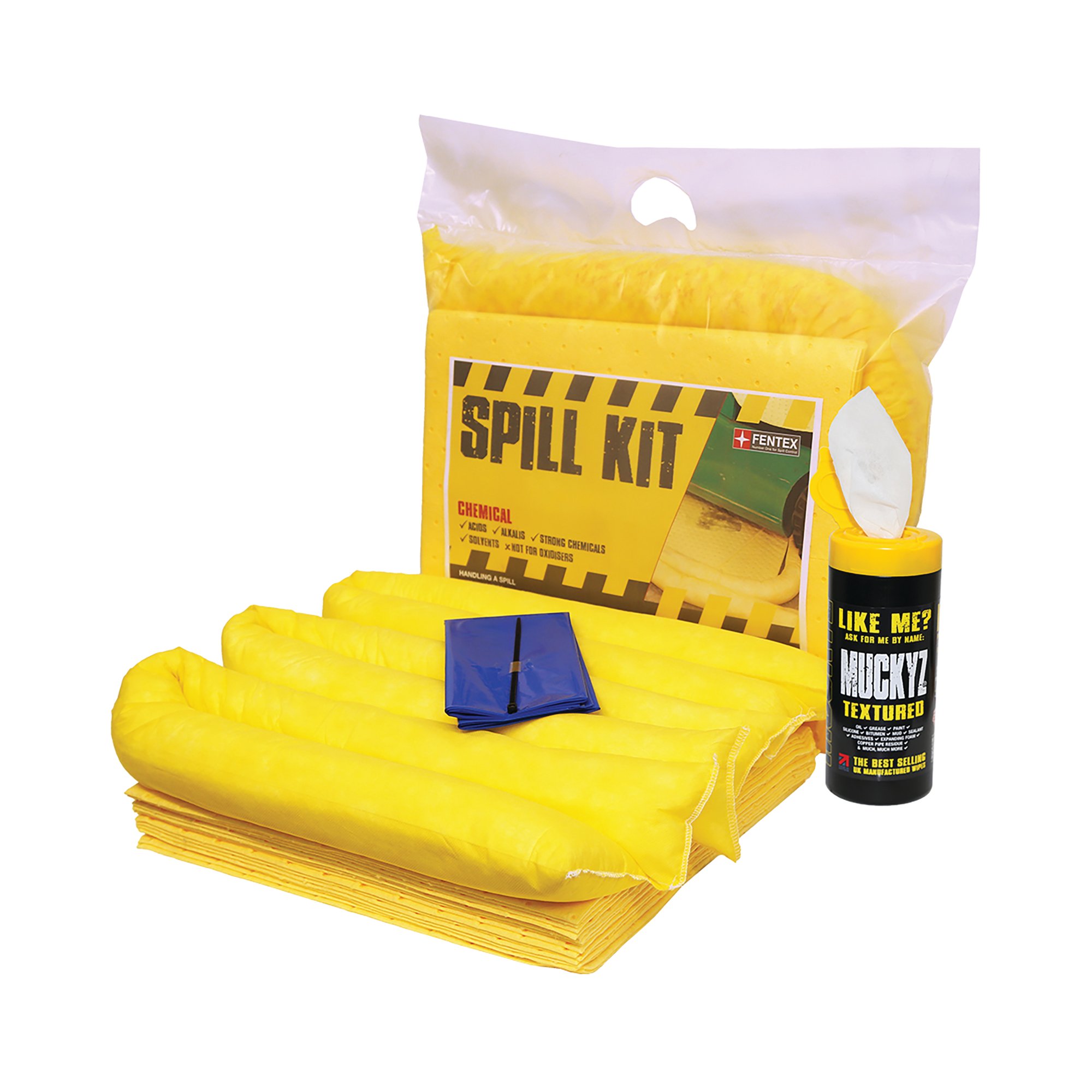 CHEMICAL SPILL KIT IN HSL BAG YLW