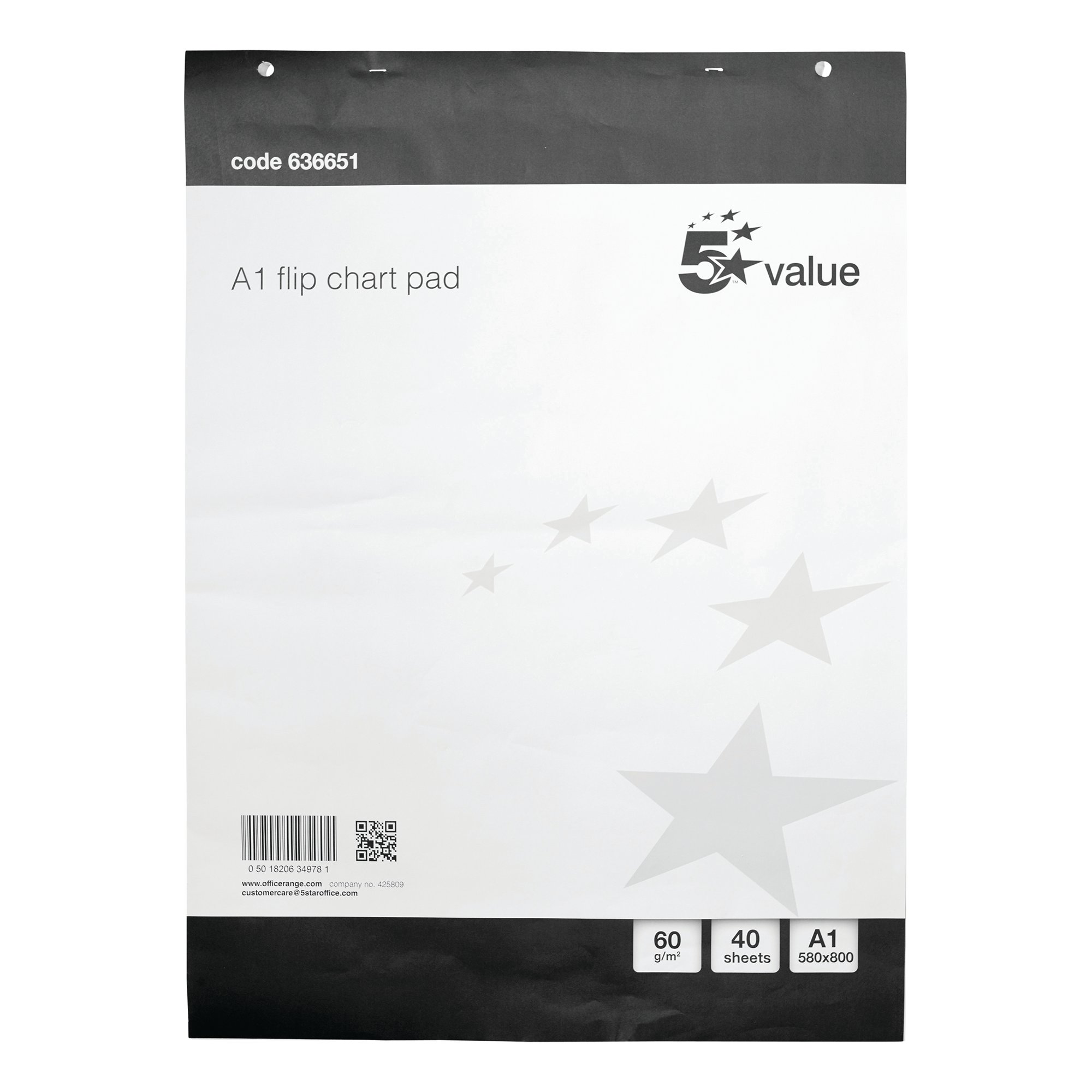 FLIPCHART PAD 40 SH A1 PK5