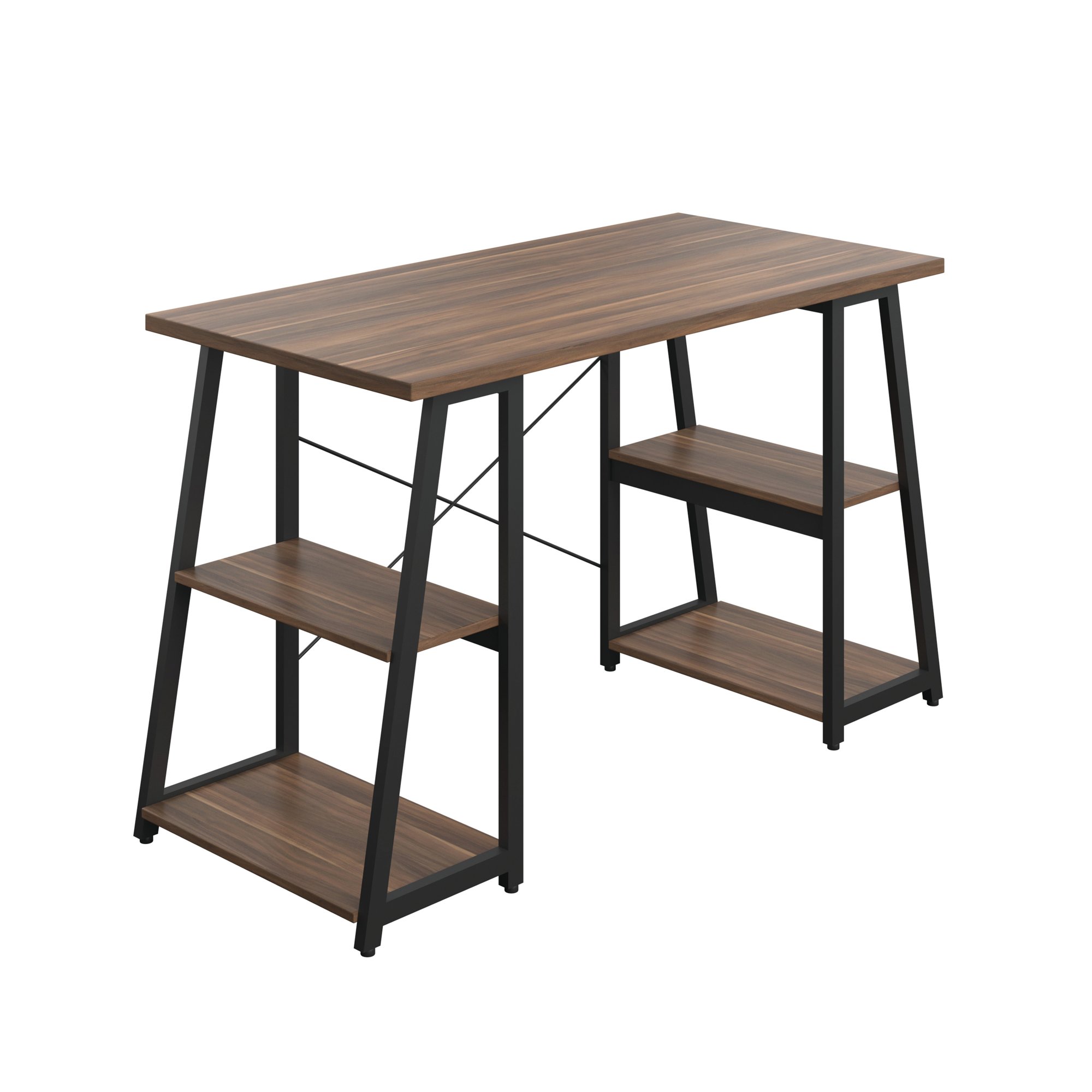 STRIVO A/FRAME DESK DARK WALNUT/BLK