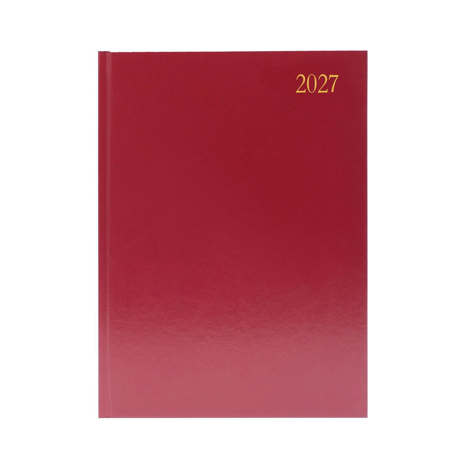 DESK DIARY WTV A4 BURGUNDY 2027