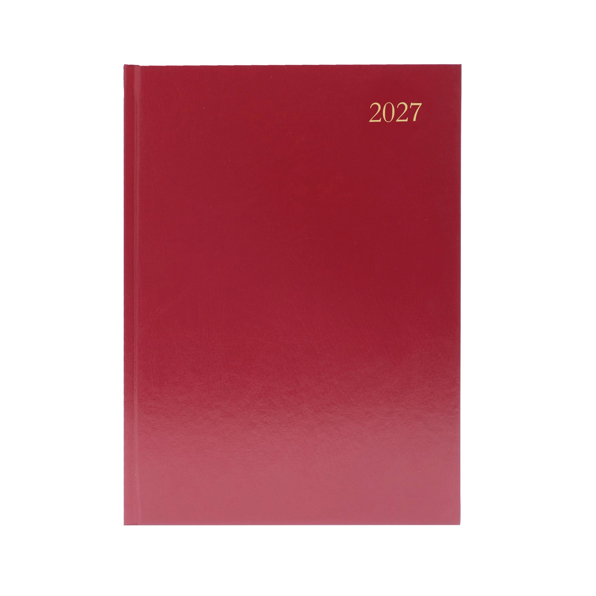 DESK DIARY DPP A5 BURGUNDY 2027