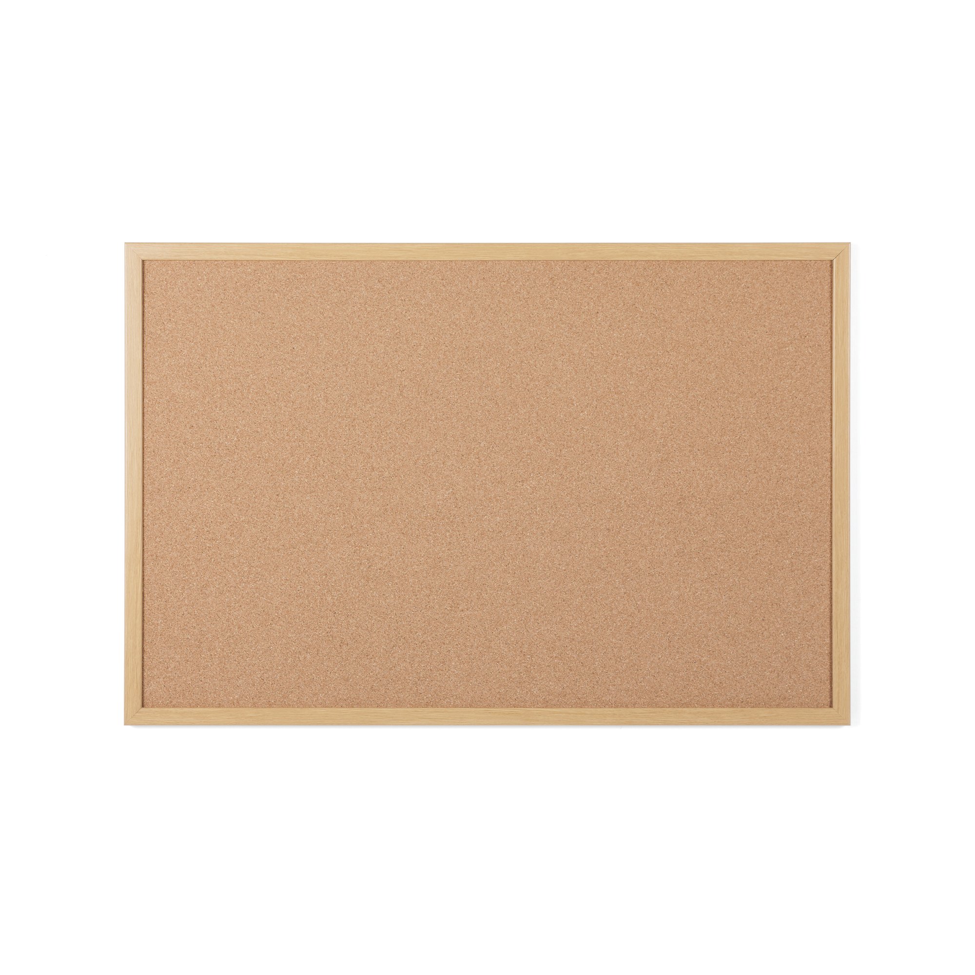 CORK NOTICEBOARD OAK FRAME 1800X1200