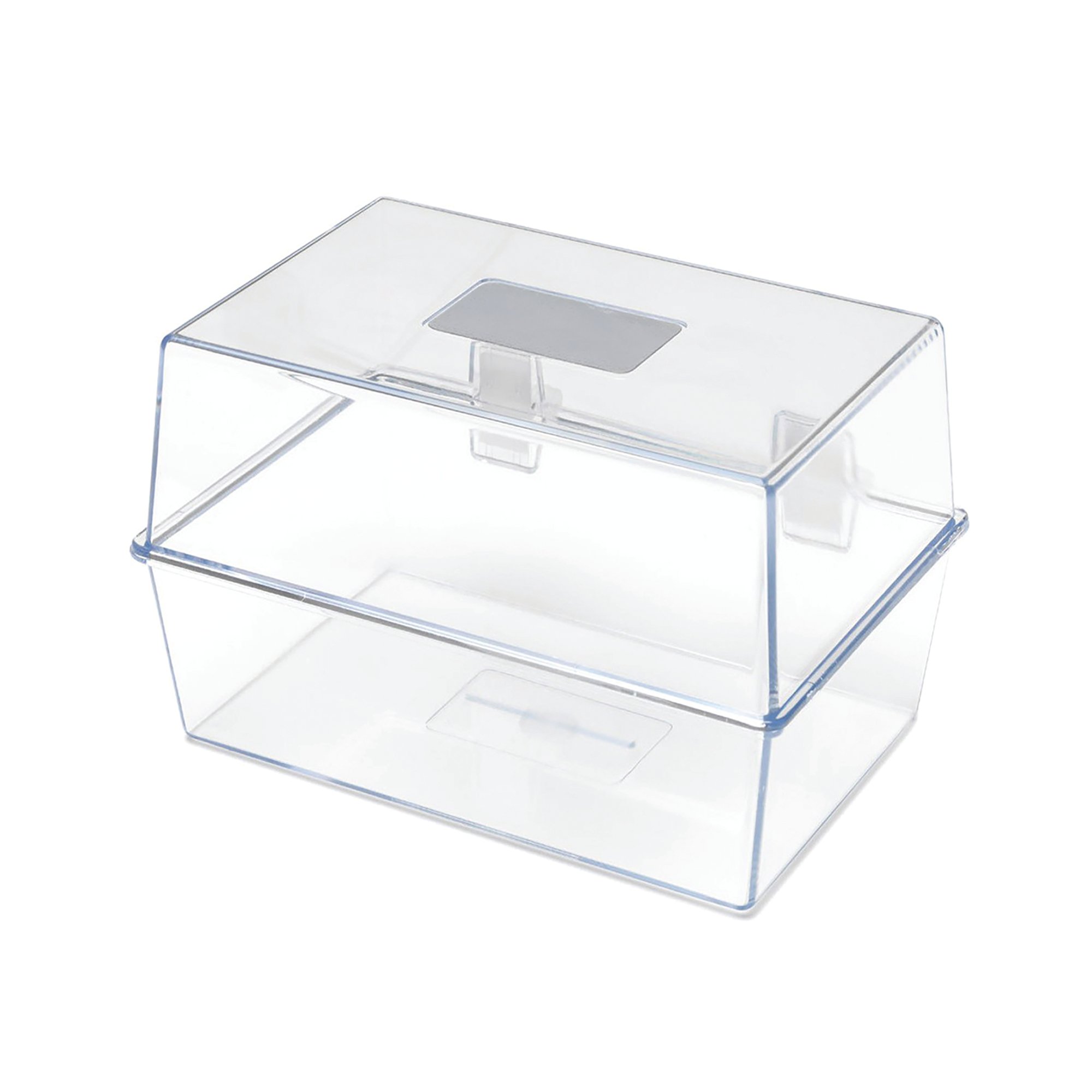 5 STAR CARD INDEX BOX 5X3IN CRYSTAL