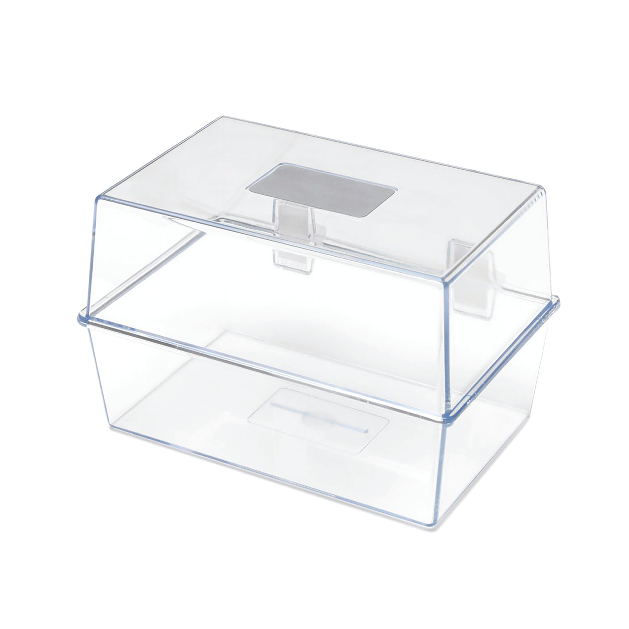 5 STAR CARD INDEX BOX 8X5IN CRYSTAL