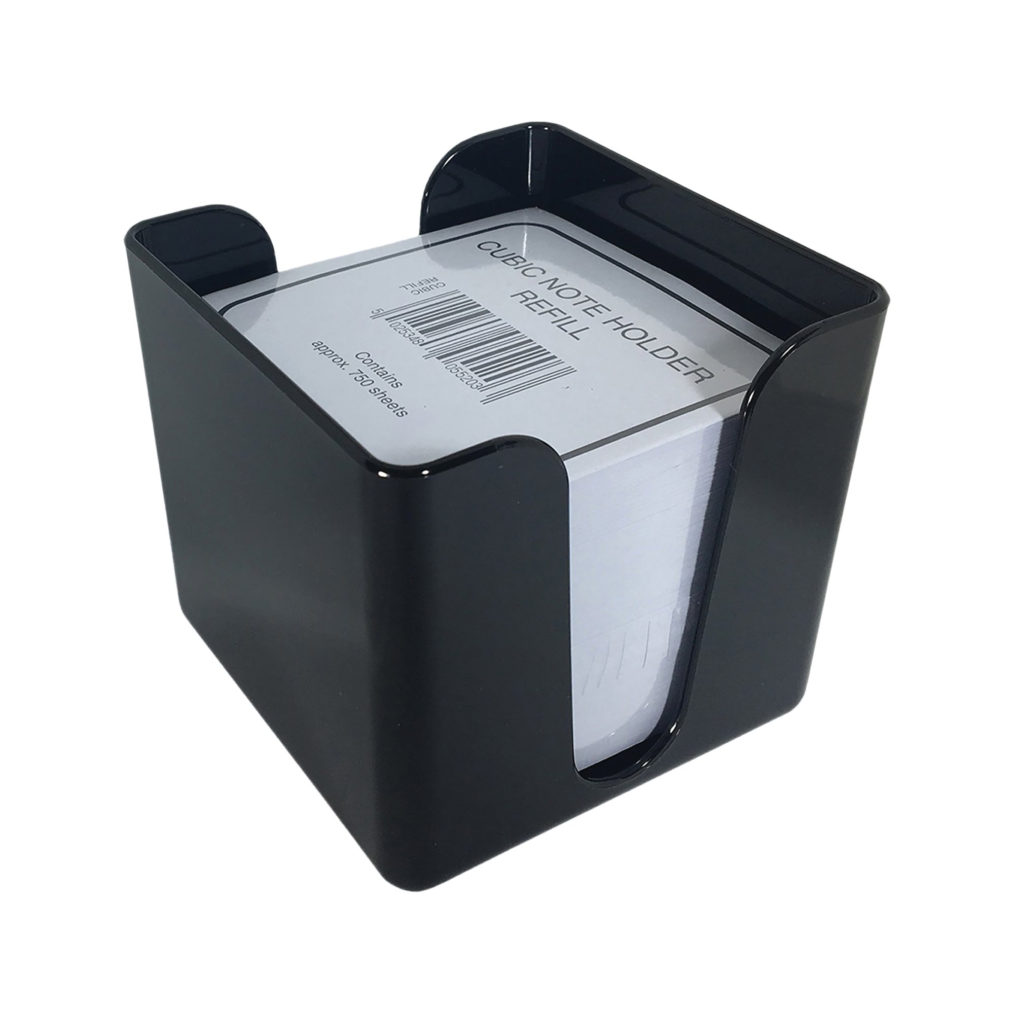 5 STAR MEMO CUBE NOTEPAD HOLDER BLK