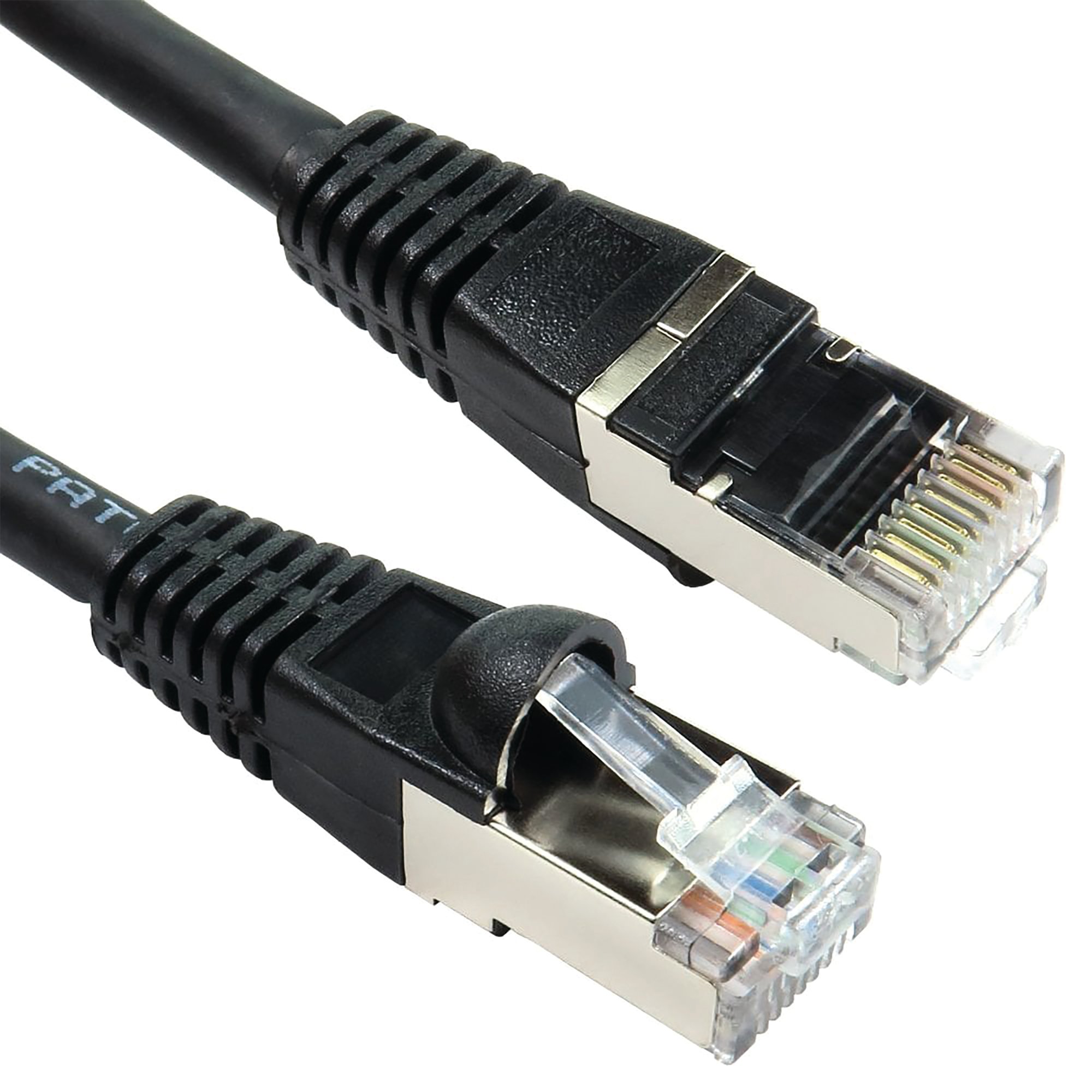 CAT6A S/STP LSOH PATCH CABLE 1M BLK
