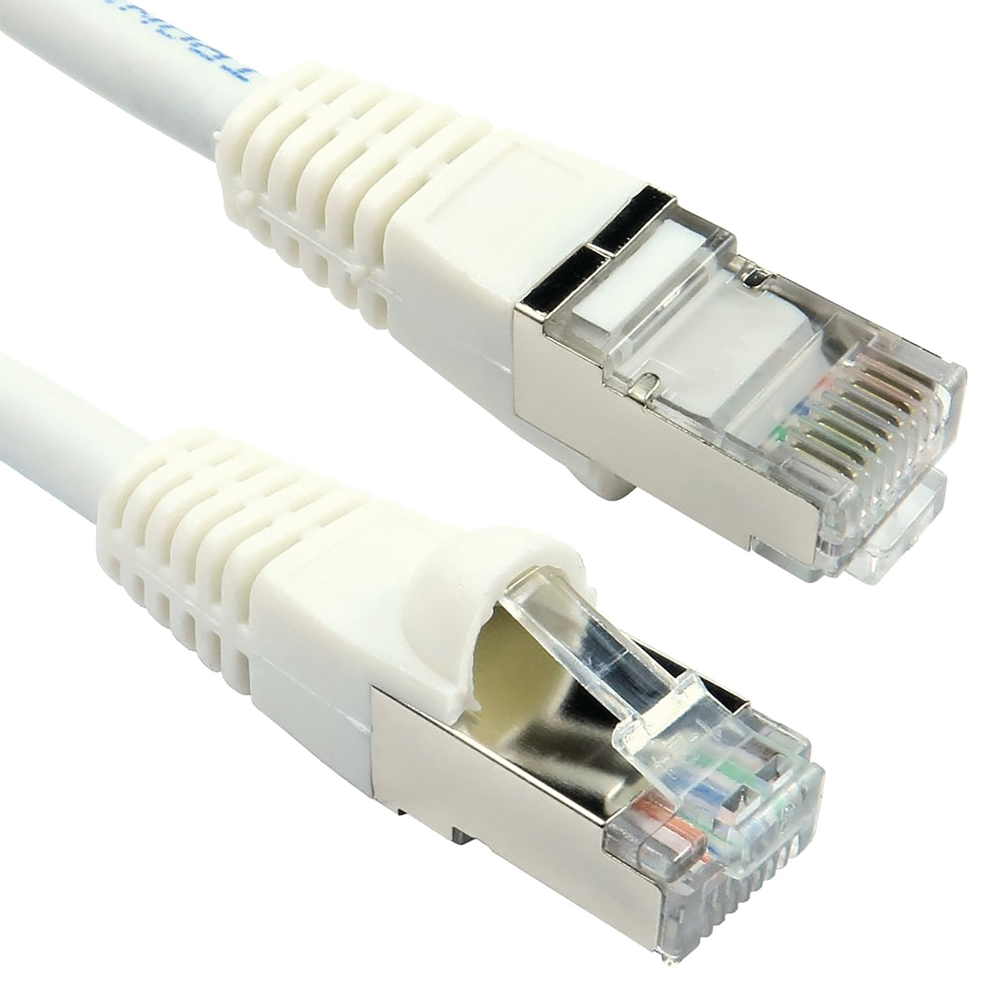CAT6A S/STP LSOH PATCH CABLE 5M WHT